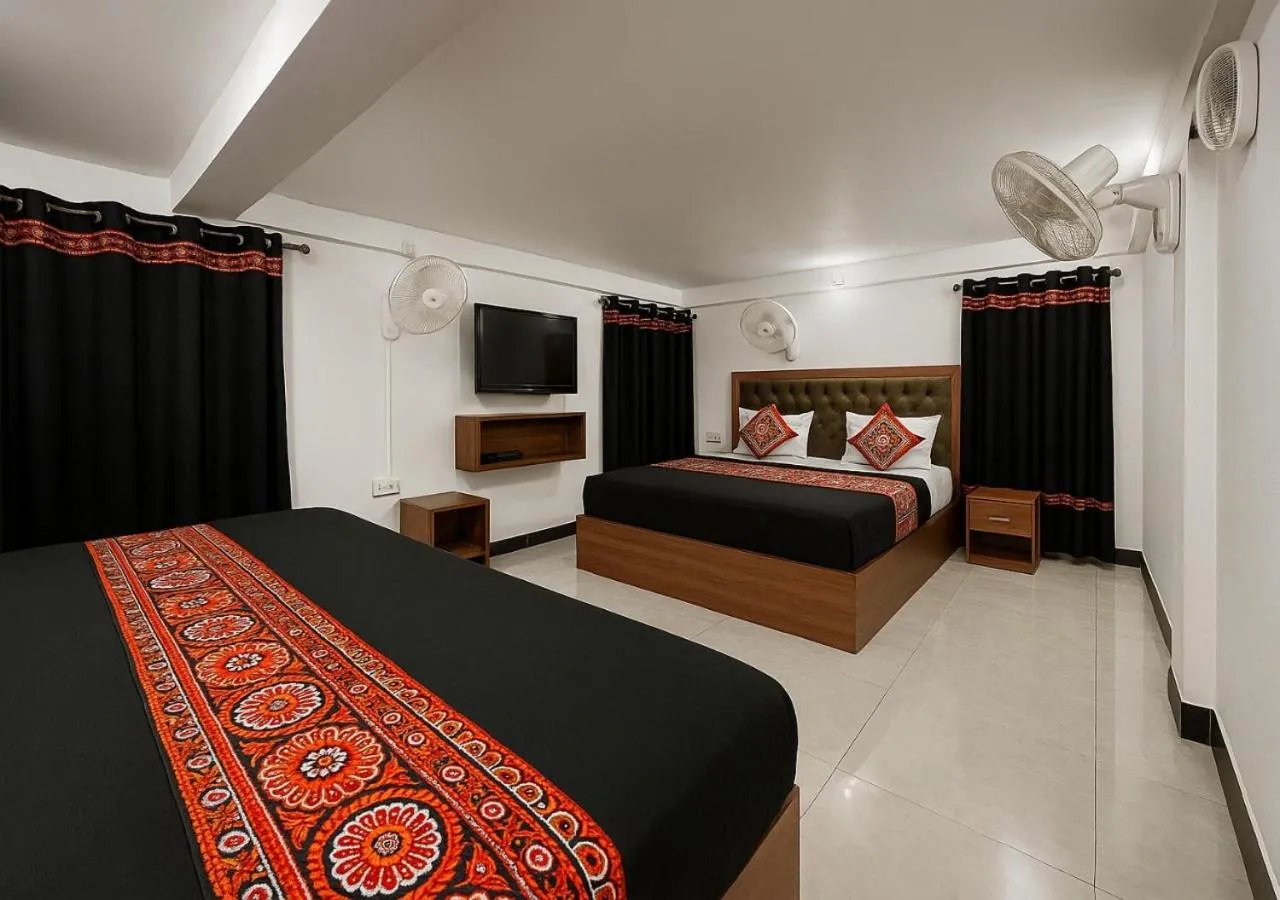 Bedroom, Bed in Stay Guru Usha Residency