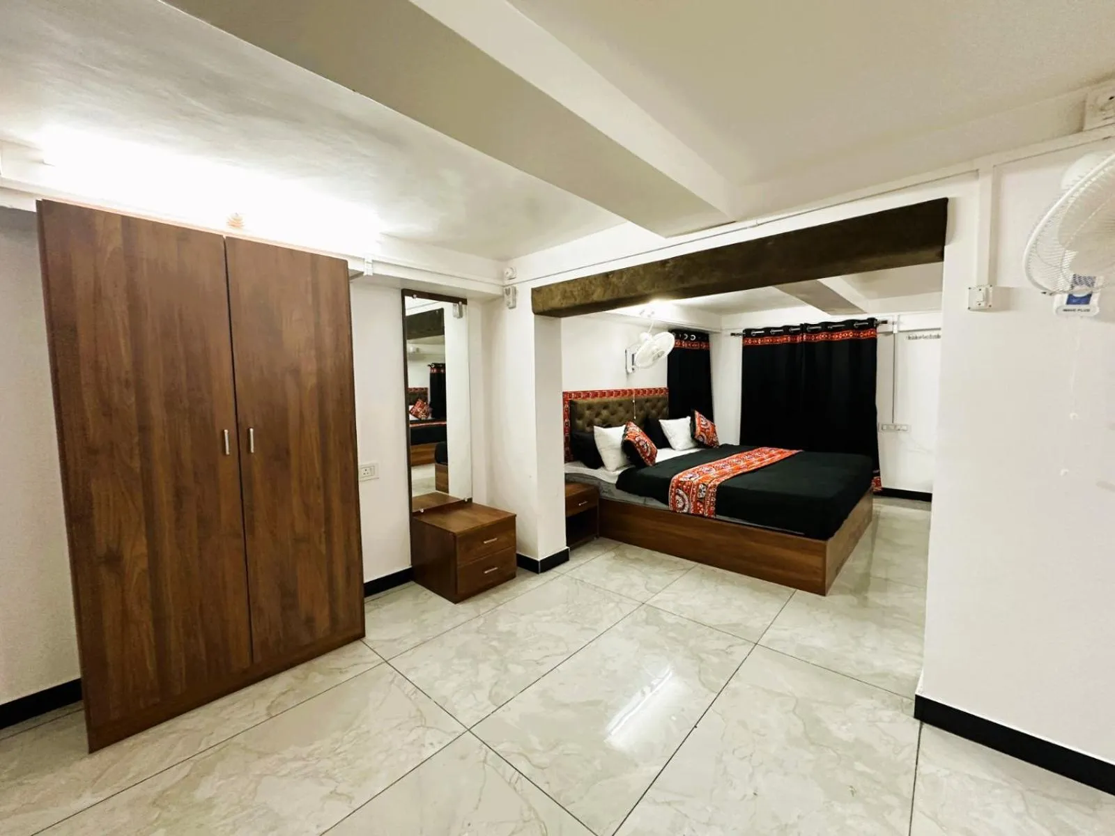 Bedroom, Bed in Stay Guru Usha Residency