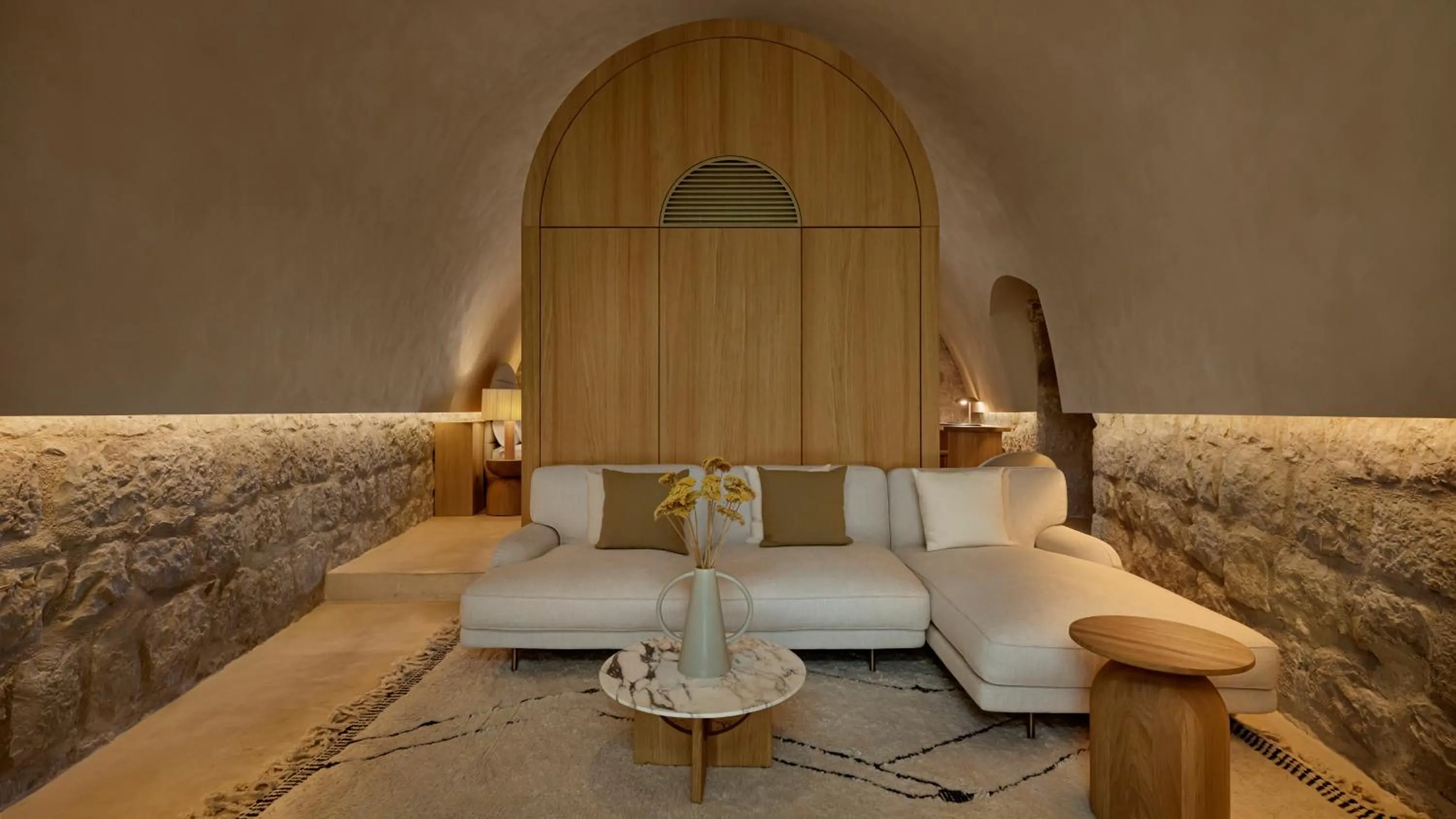 Living room in Mamula Island by Banyan Tree