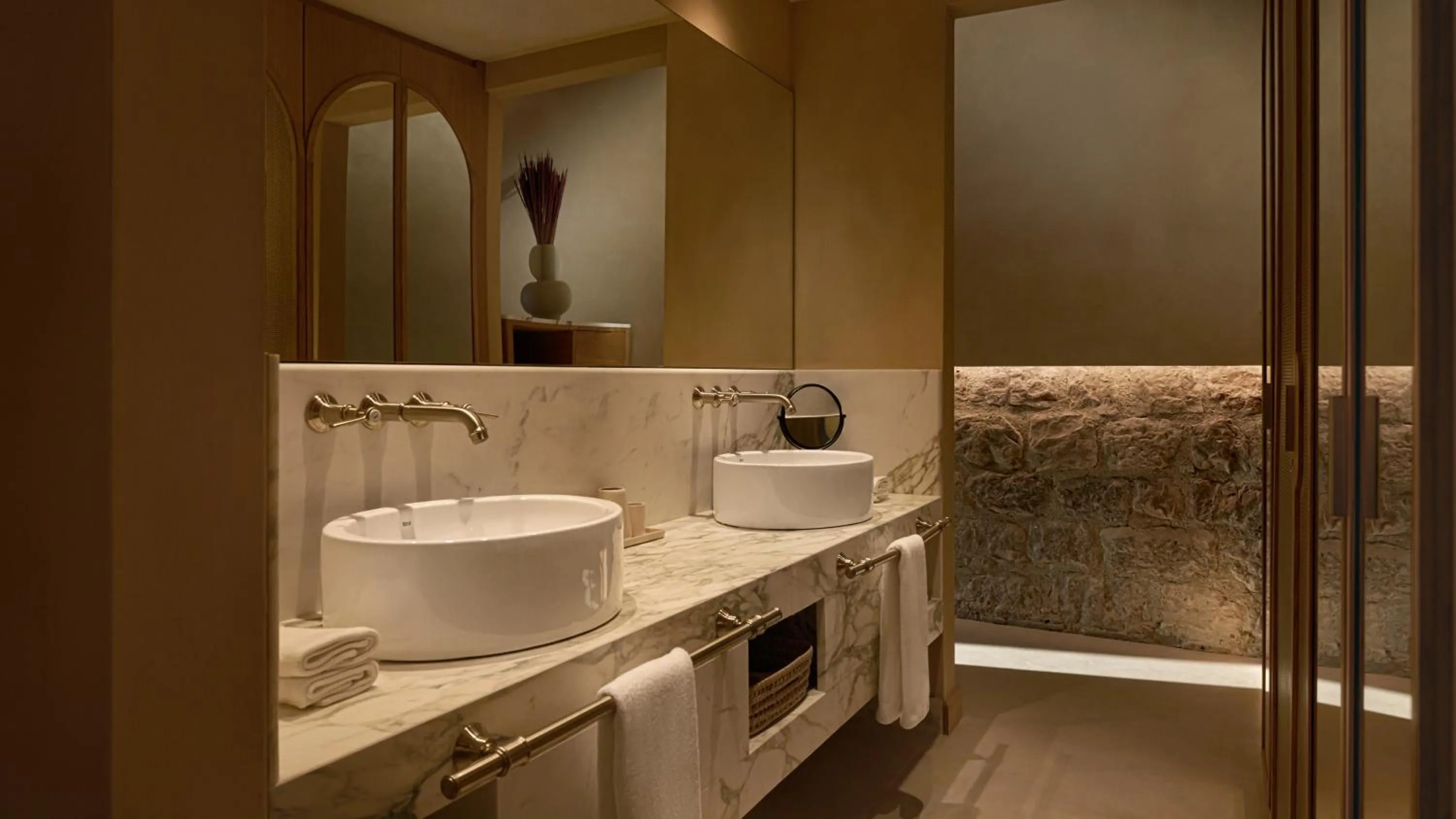 Bathroom in Mamula Island by Banyan Tree