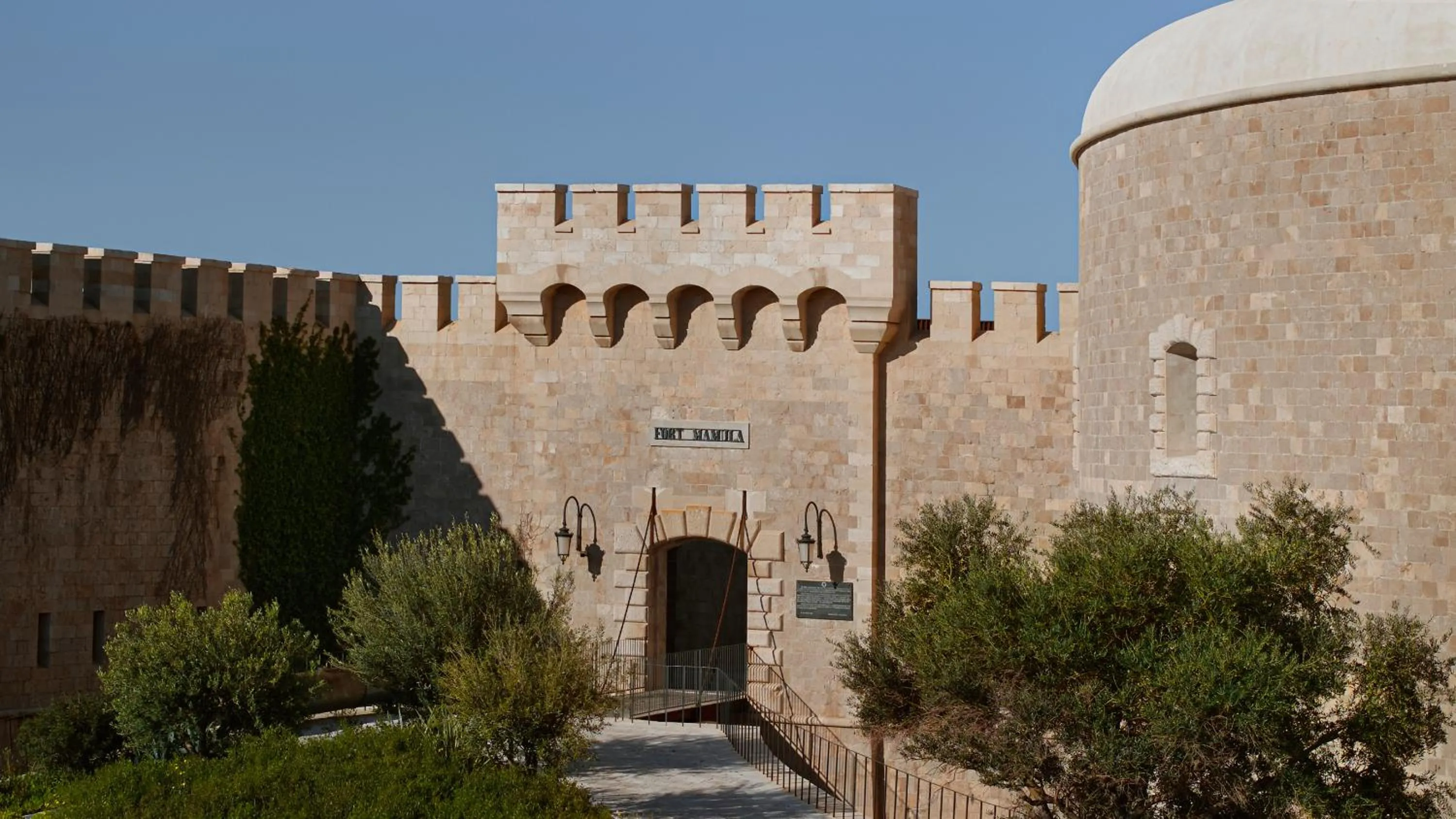 Facade/entrance in Mamula Island by Banyan Tree