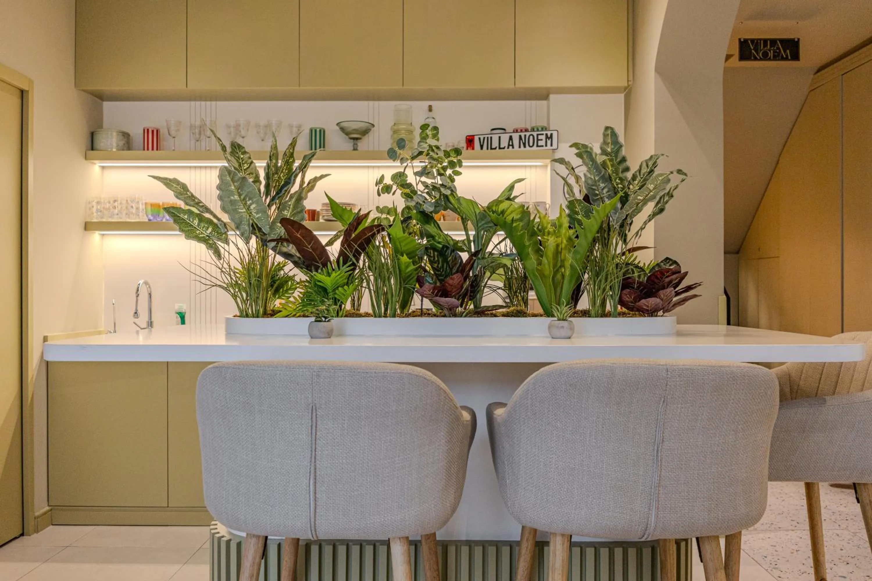 Living room in Villa Noem