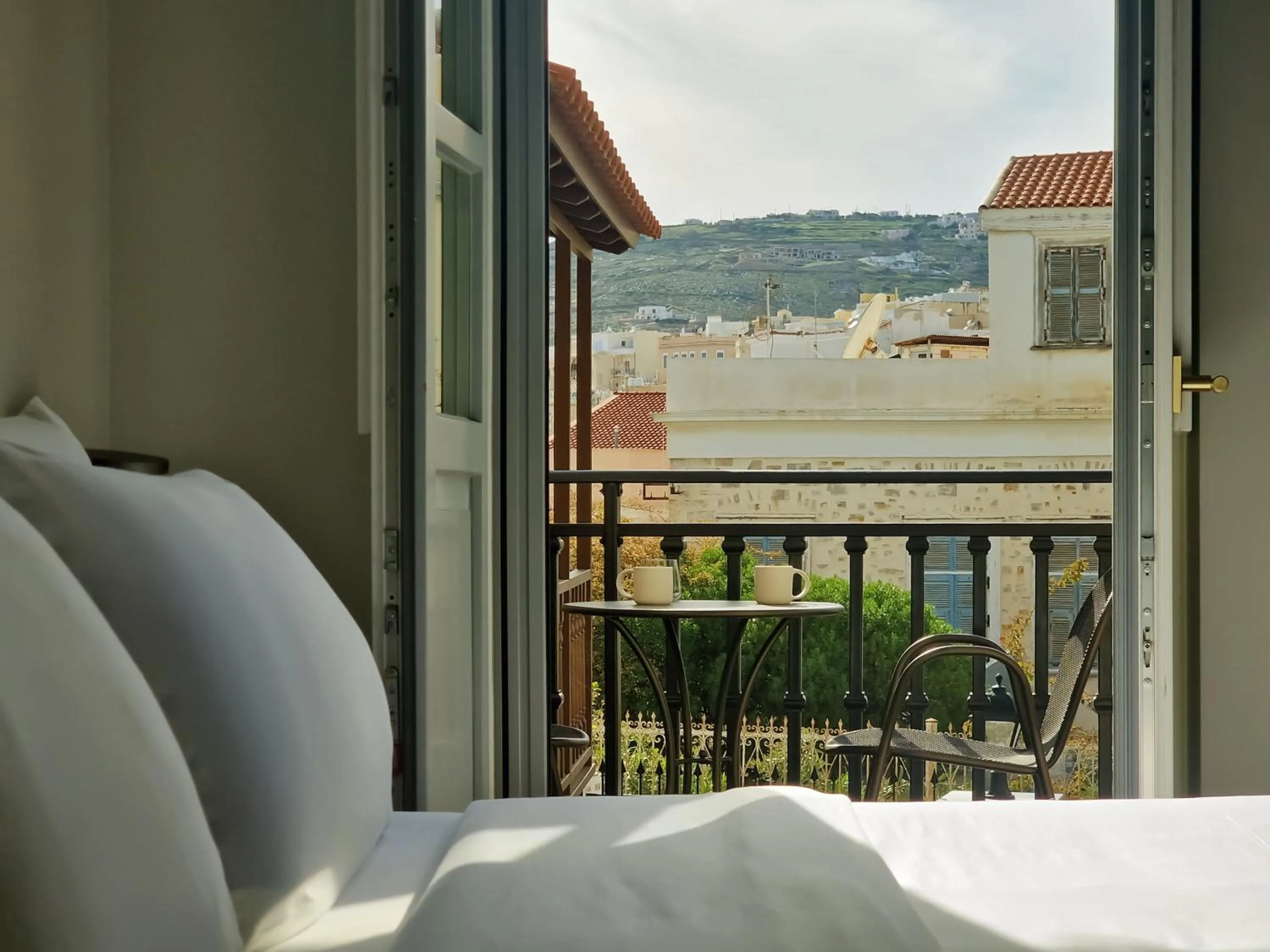 Balcony/Terrace, Bed in Argini Syros