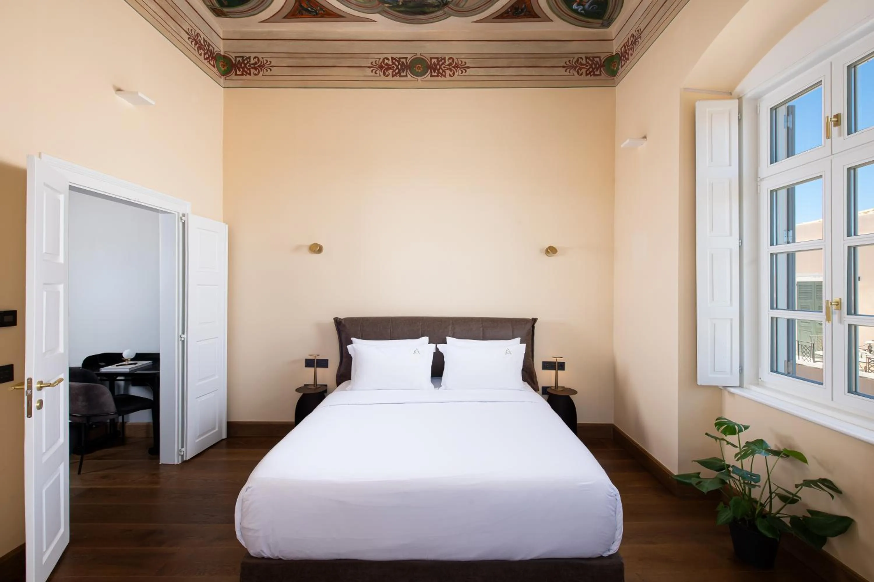 Bedroom, Bed in Argini Syros