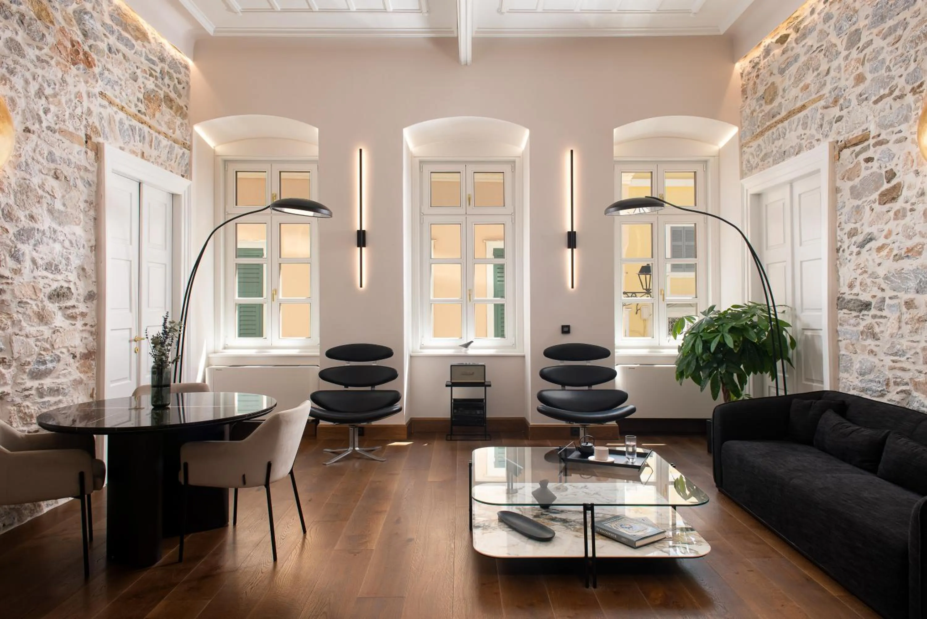 Seating area in Argini Syros