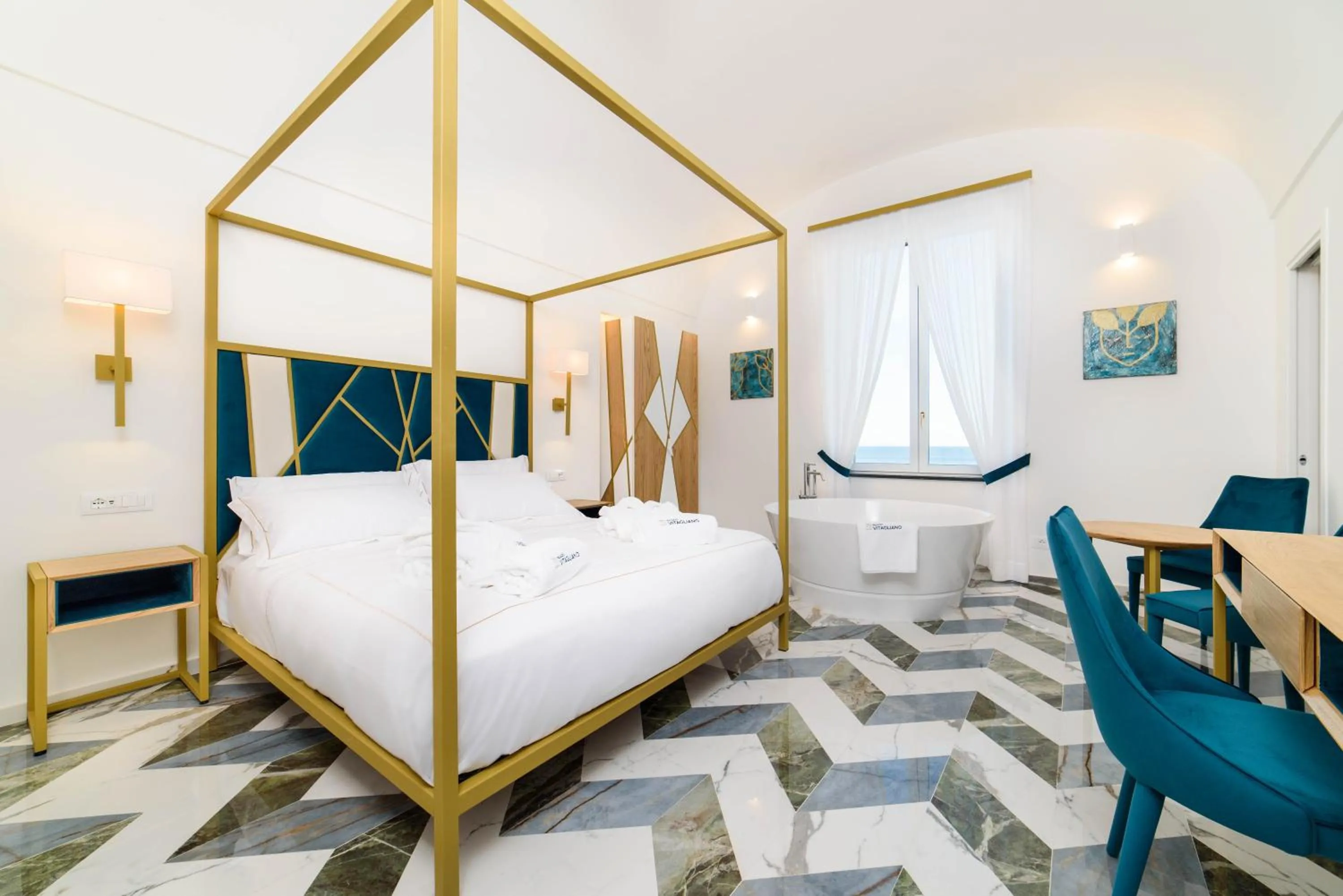 Bed in Palazzo Vitagliano