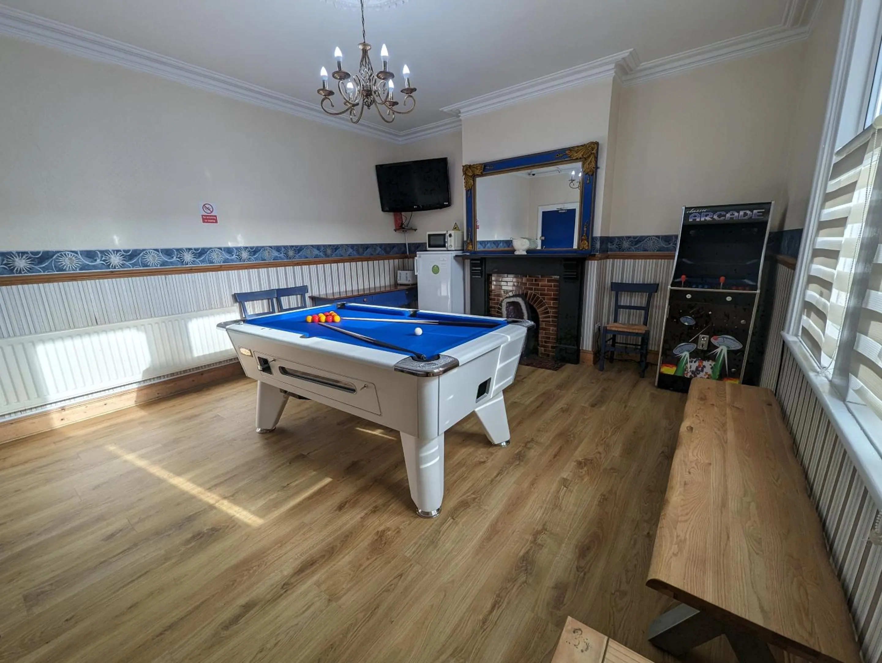 Living room in Jurassic Bay Holidays