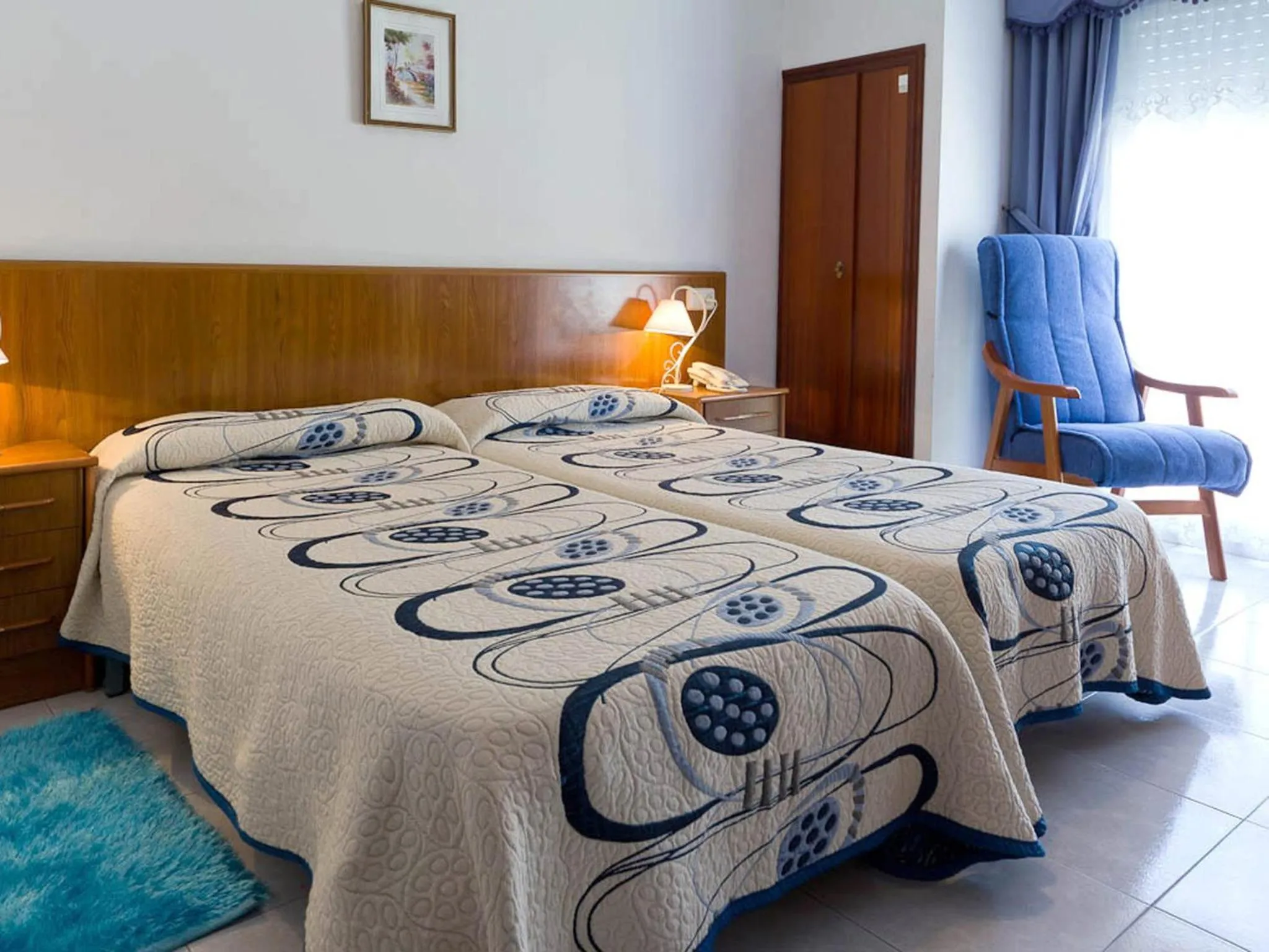 Day, Bed in Hotel Restaurante Xaneiro