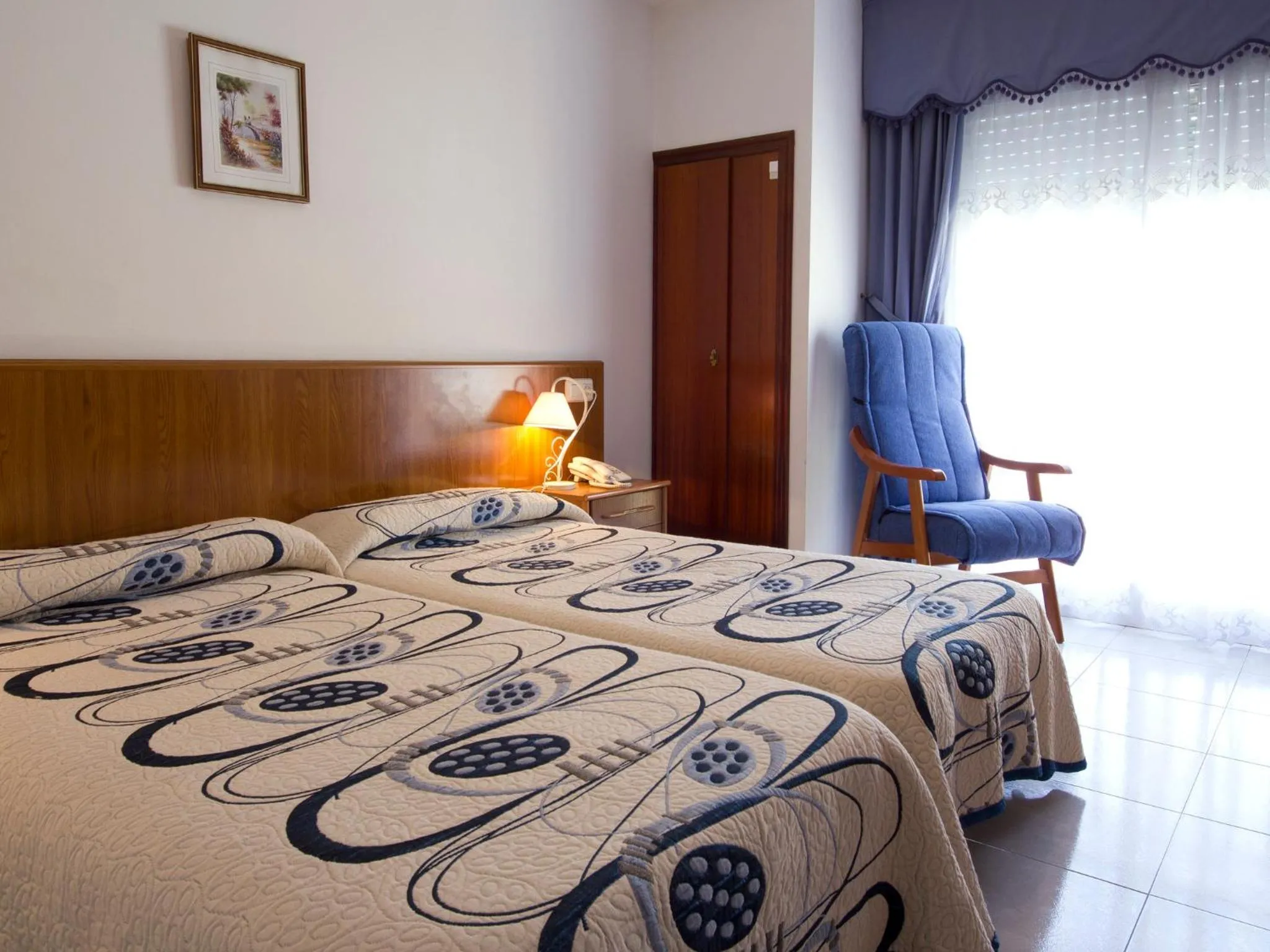 Day, Bed in Hotel Restaurante Xaneiro