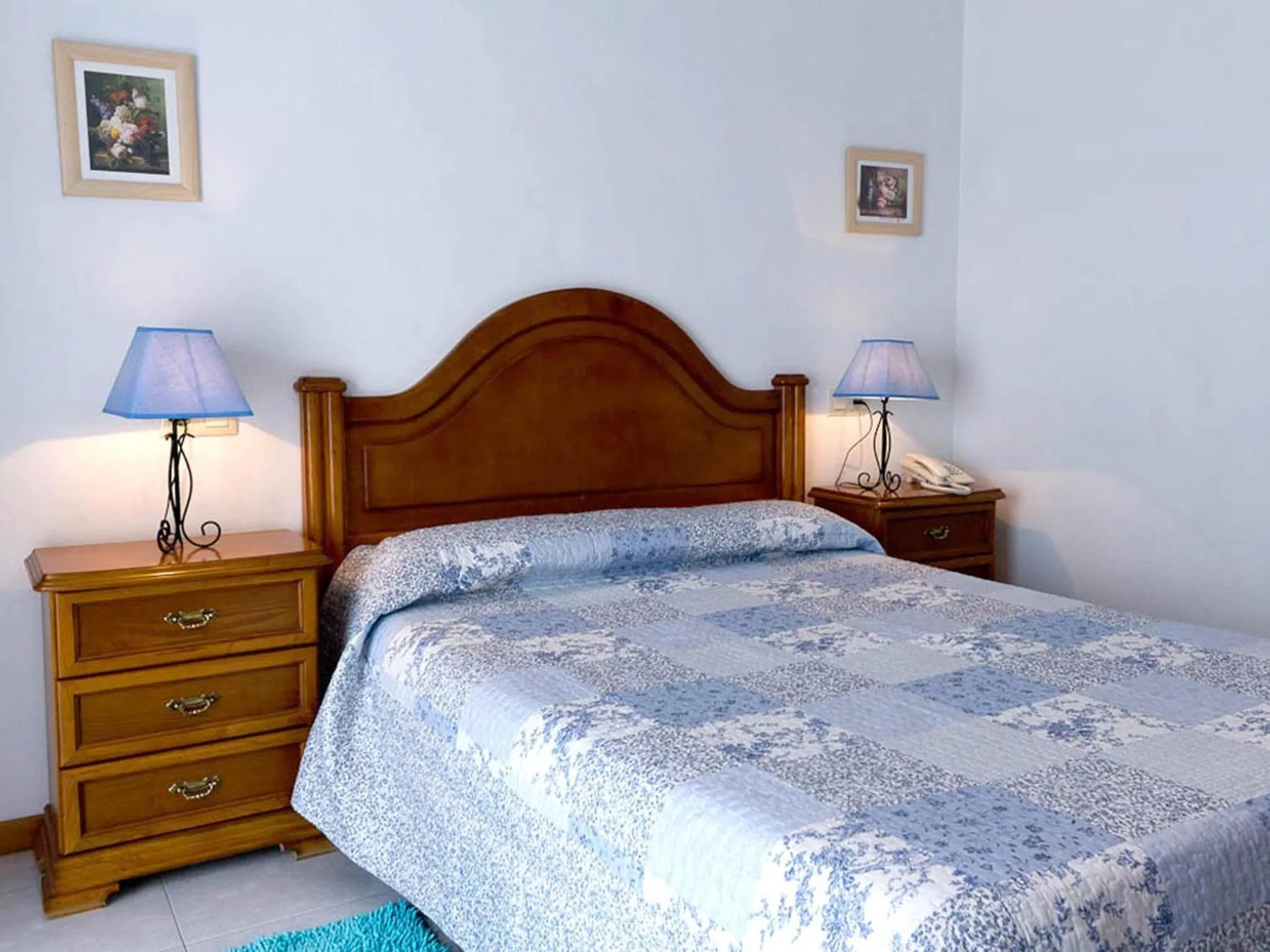 Bed in Hotel Restaurante Xaneiro