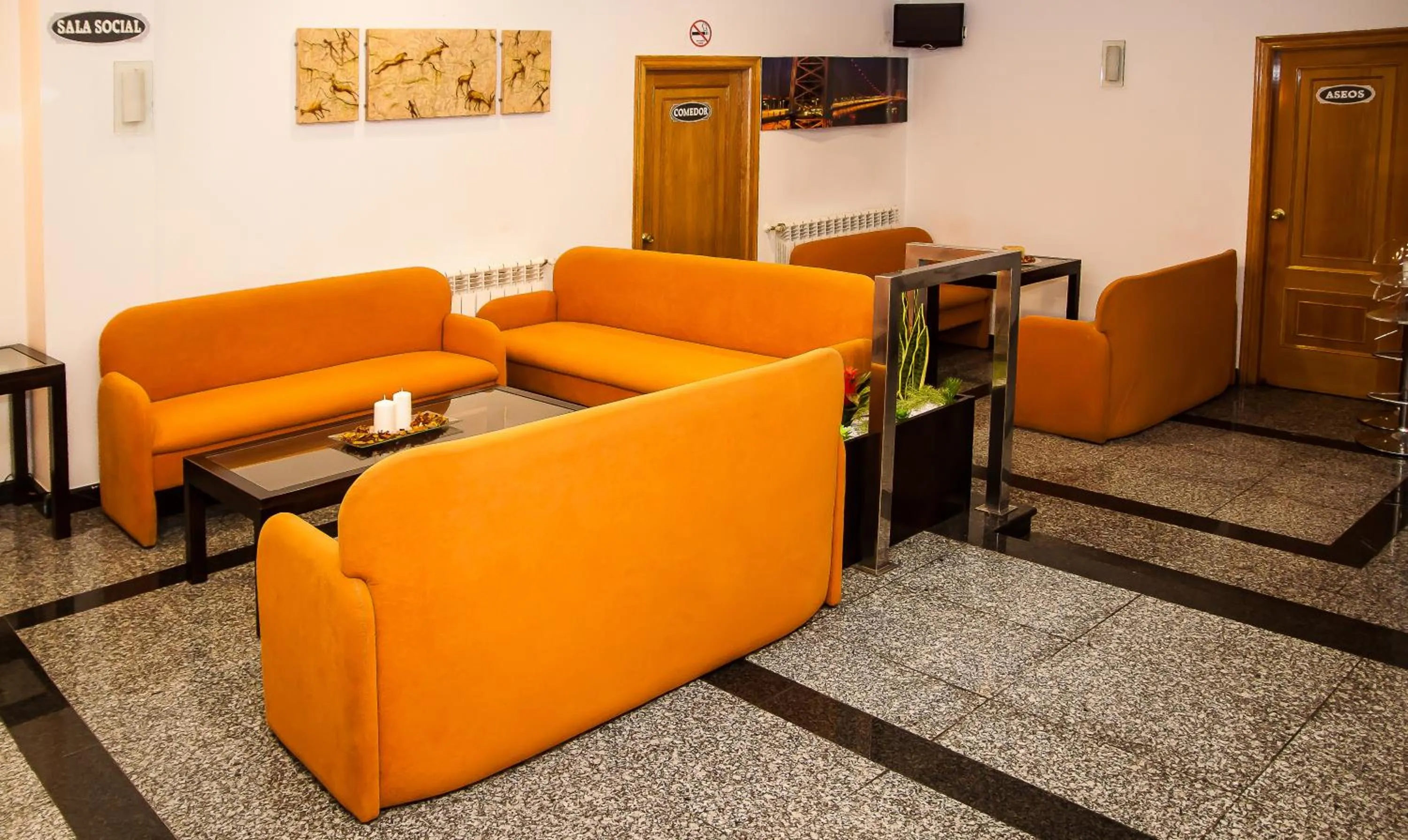 Lobby or reception in Hotel Restaurante Xaneiro