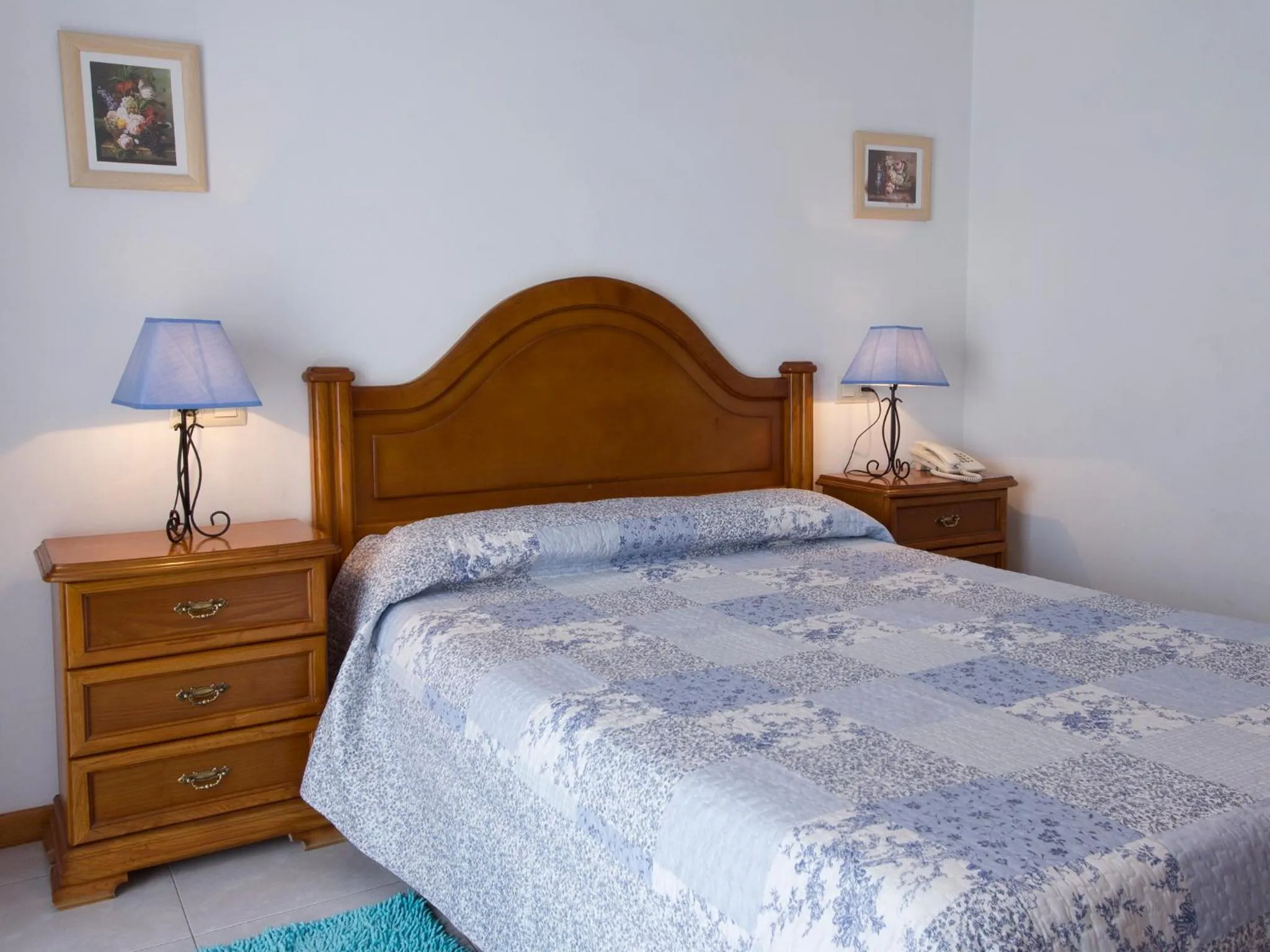 Bed in Hotel Restaurante Xaneiro