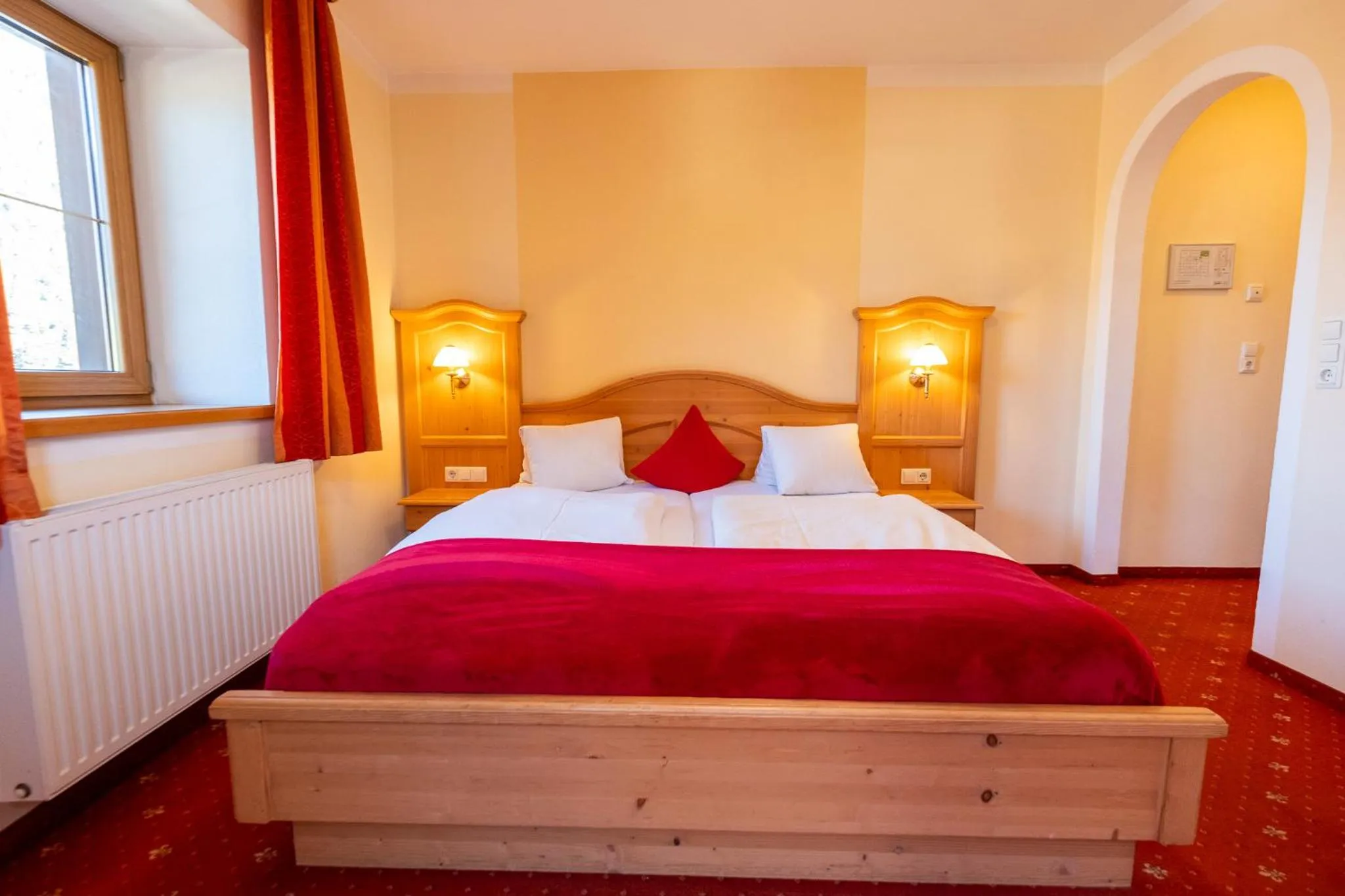 Bedroom, Bed in Hotel Rietzer Hof