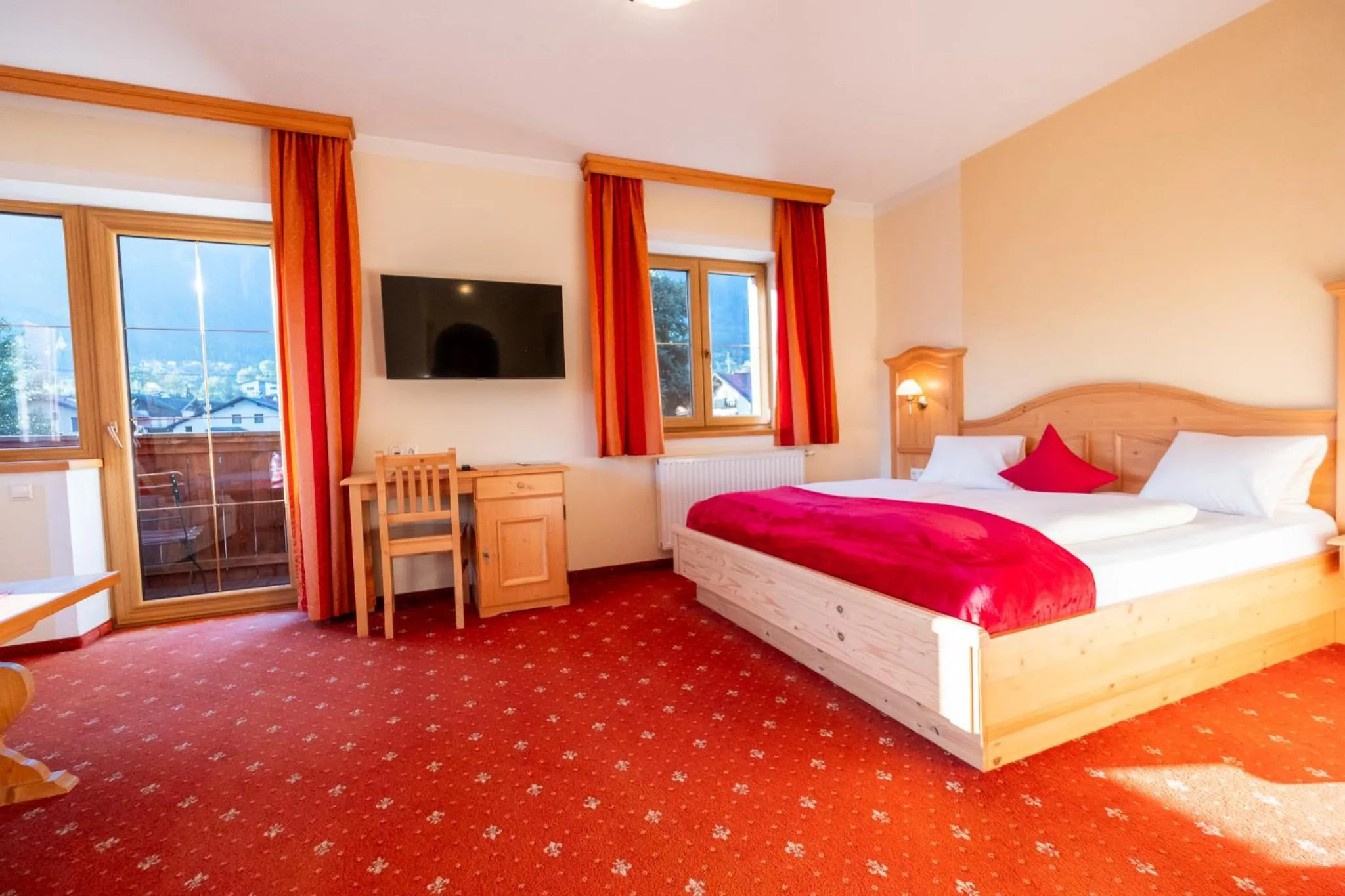 Bedroom, Bed in Hotel Rietzer Hof