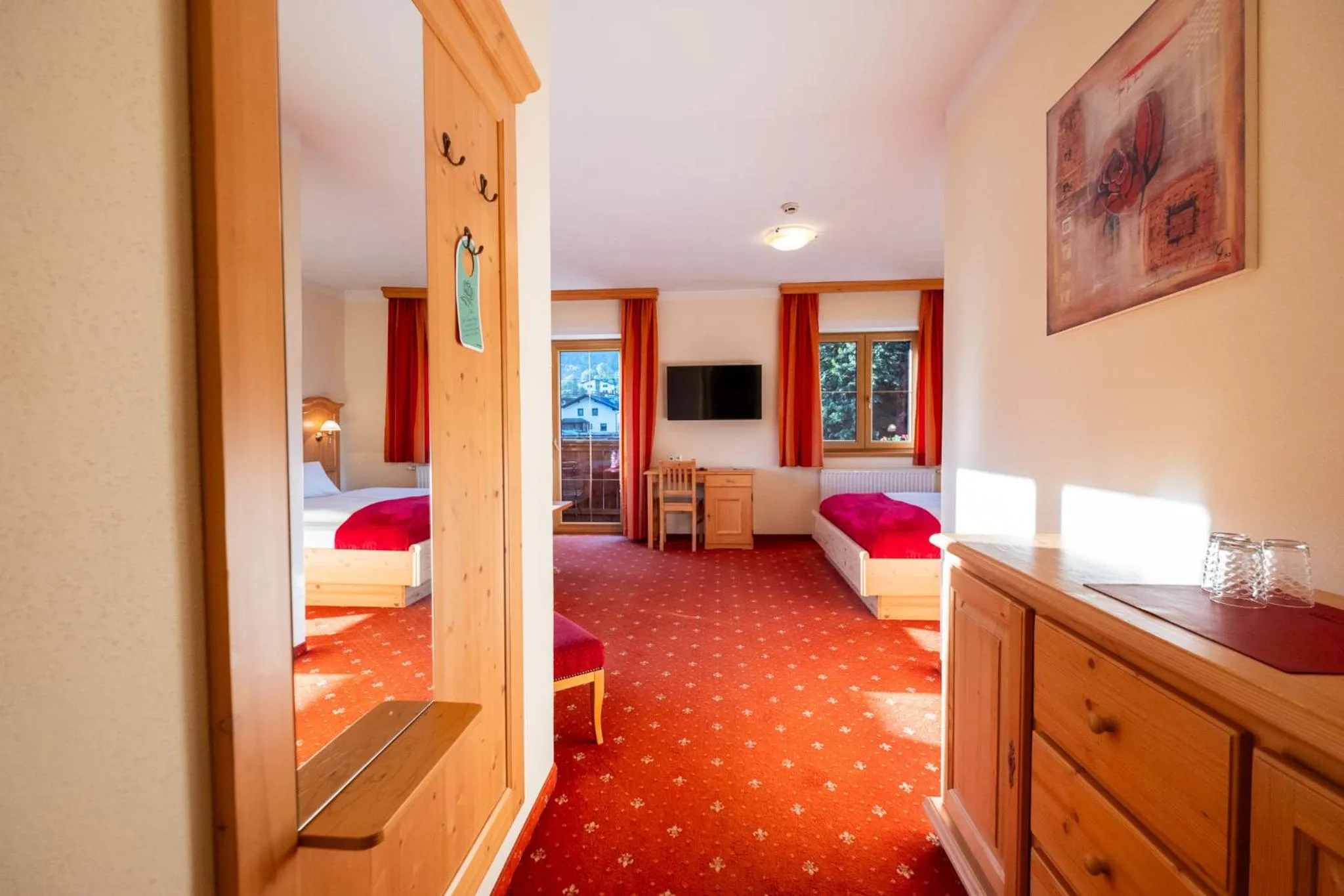 Bedroom, Bed in Hotel Rietzer Hof