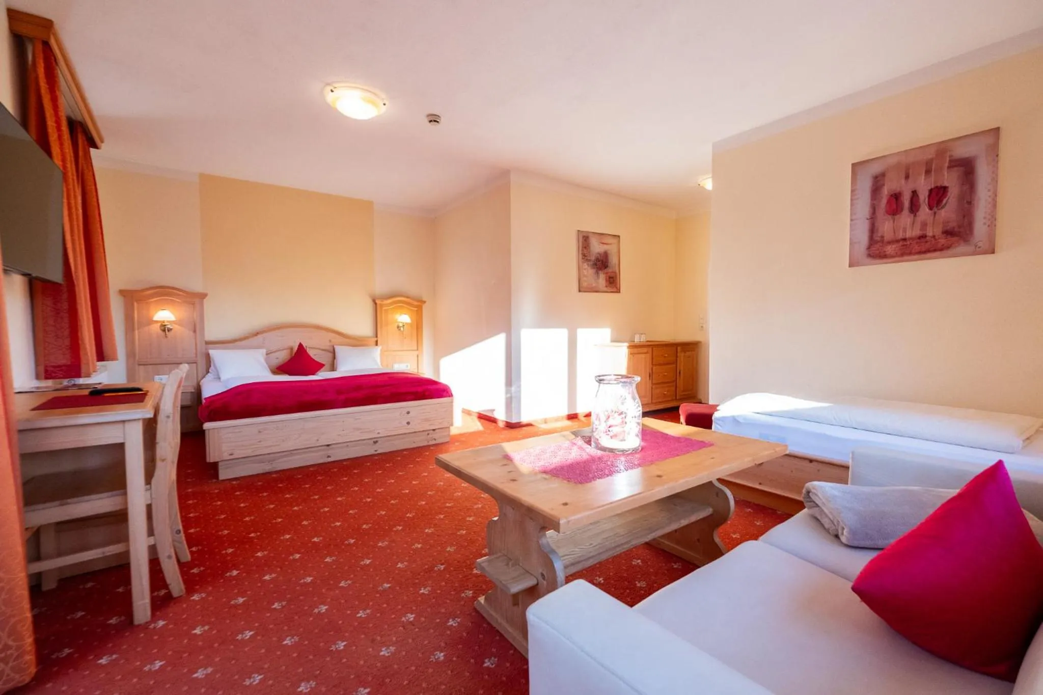 Bedroom, Bed in Hotel Rietzer Hof