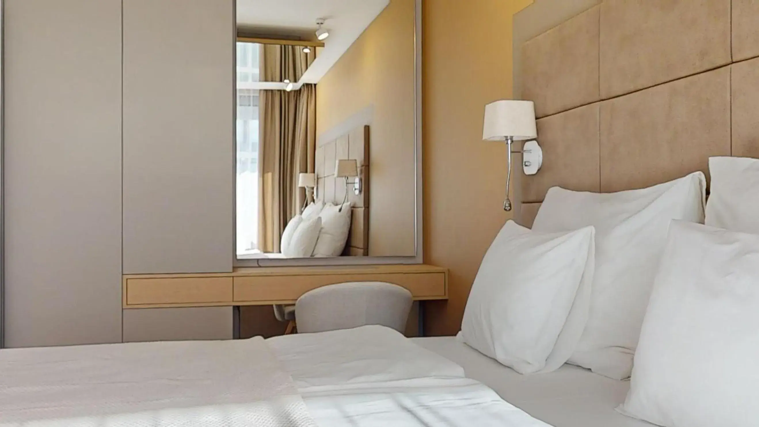 Bedroom, Bed in Eurovea Tower Apartments Bedroom, Bed in Eurovea Tower Apartments