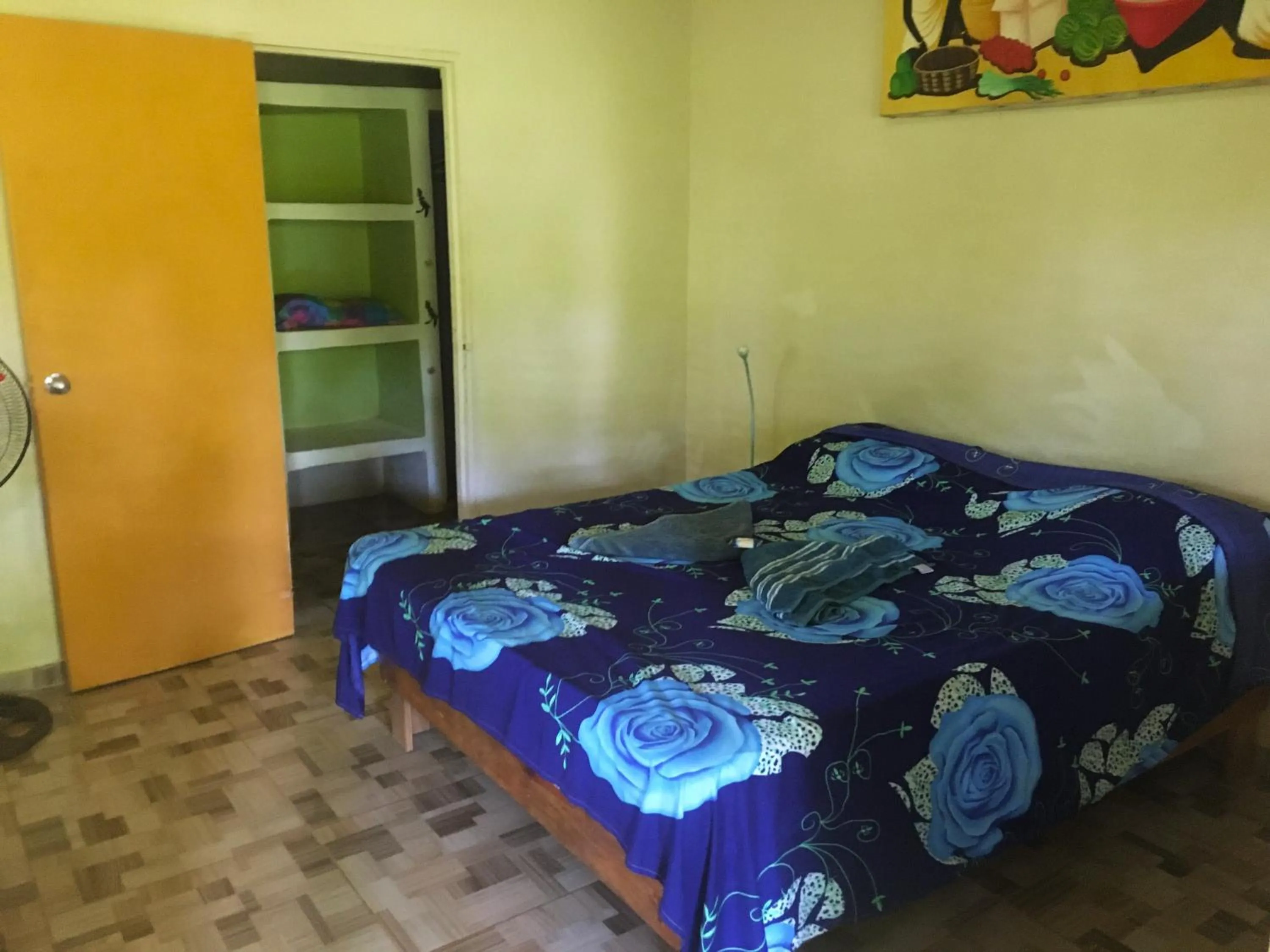 Bed in Fata Morgana Eco Hotel