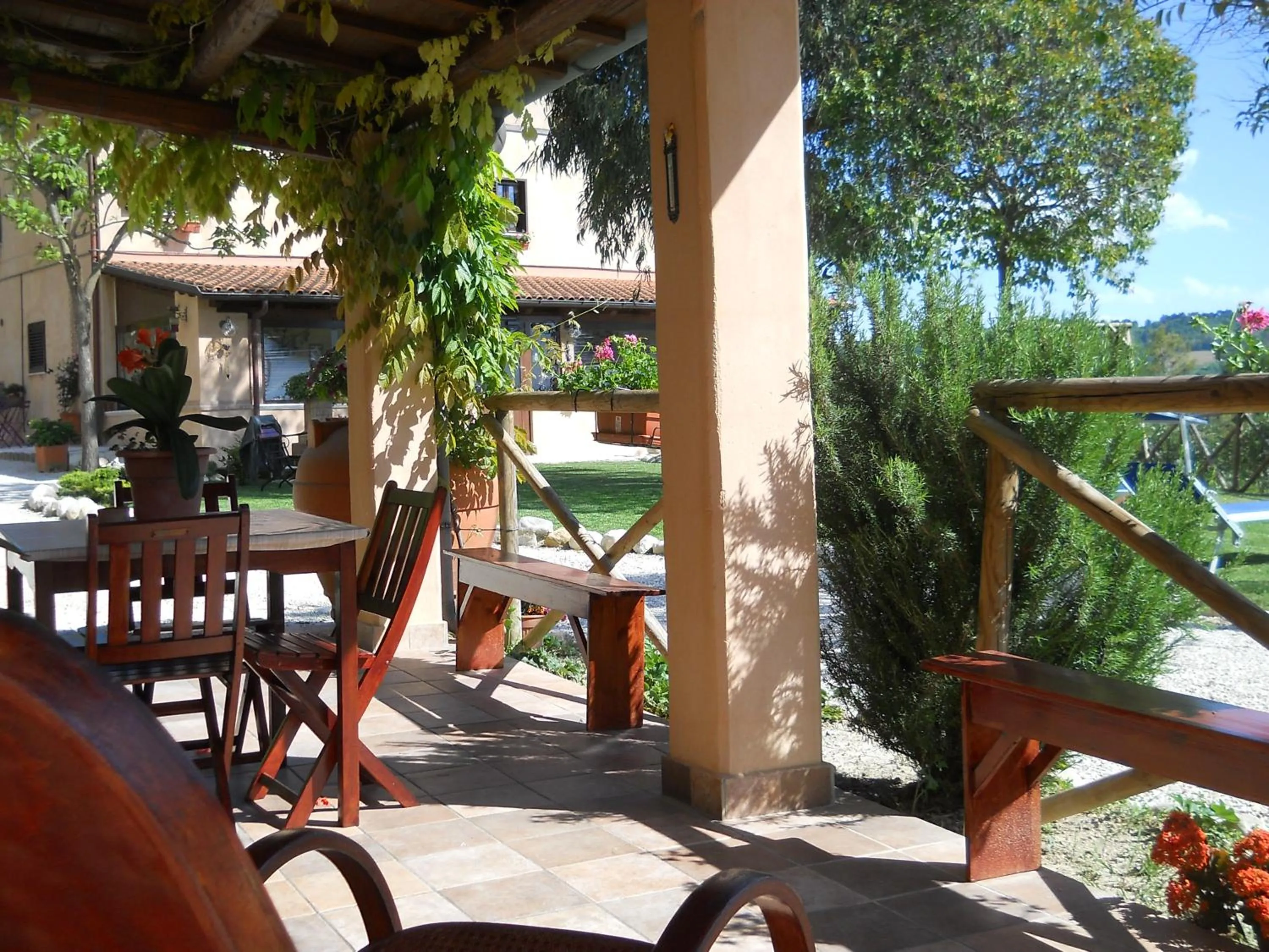 Garden in B&B Silent Valley