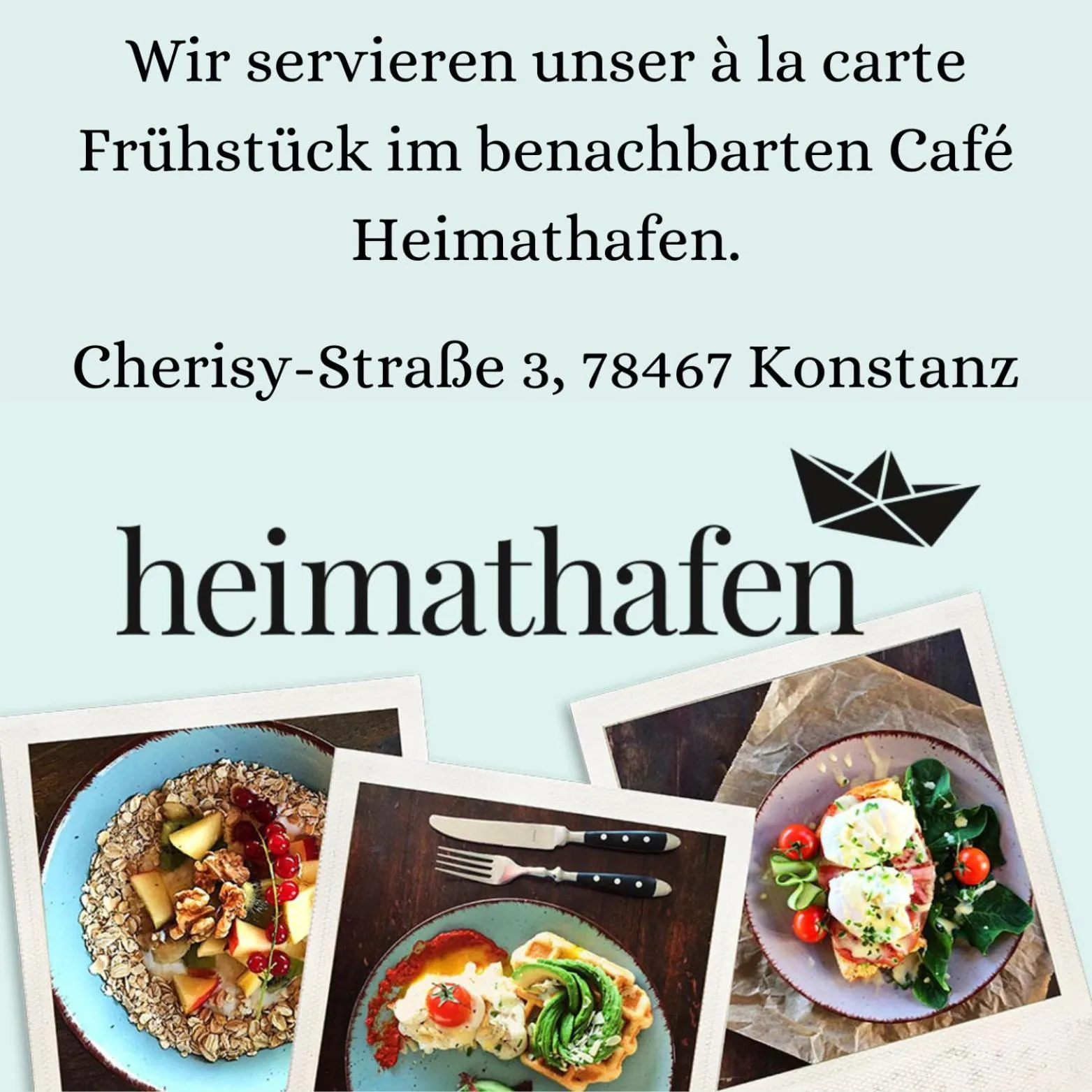 Breakfast in Chérisy Hotel Konstanz - Self Check-in Only