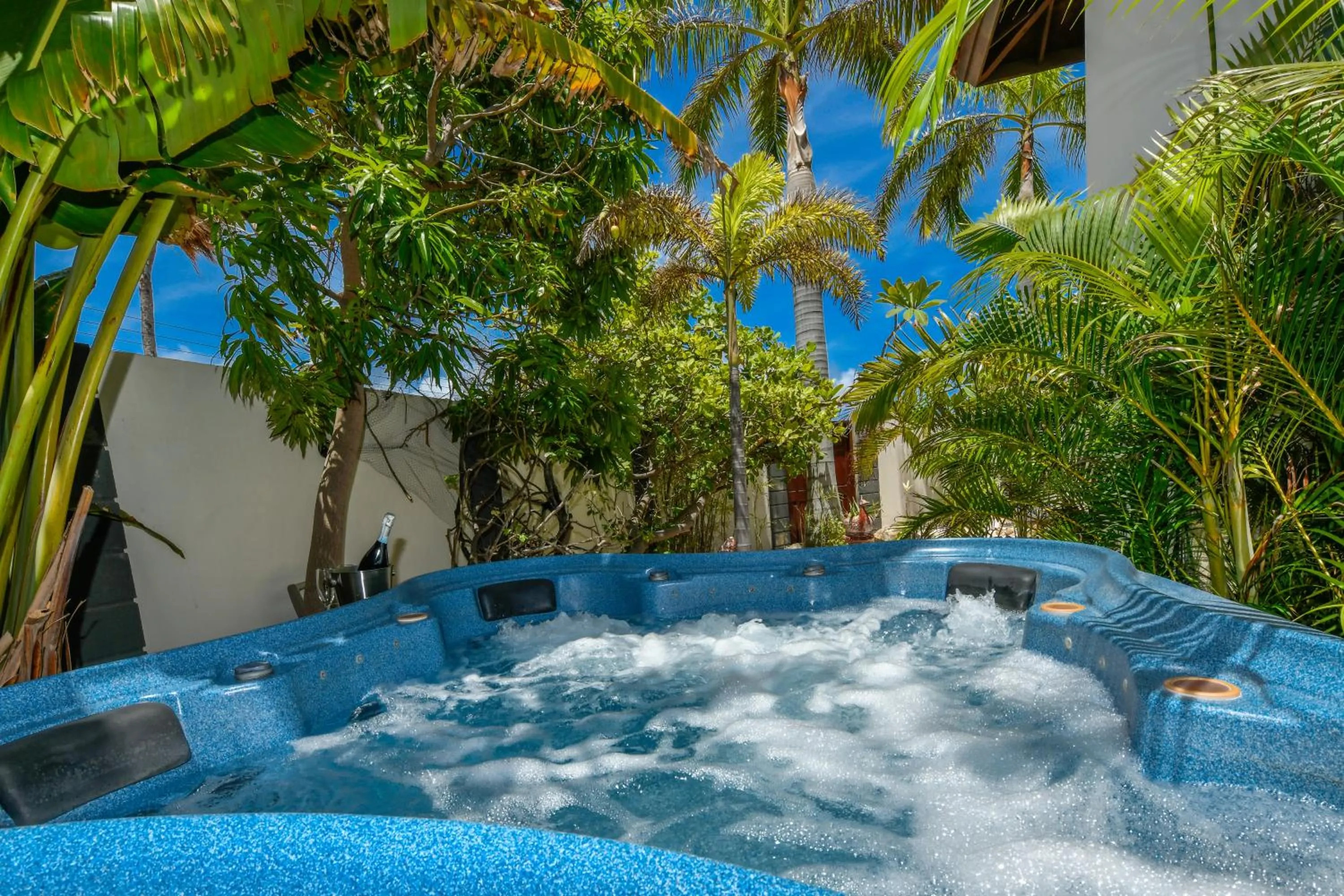 Garden in Boutique Hotel Swiss Paradise Aruba Villas and Suites