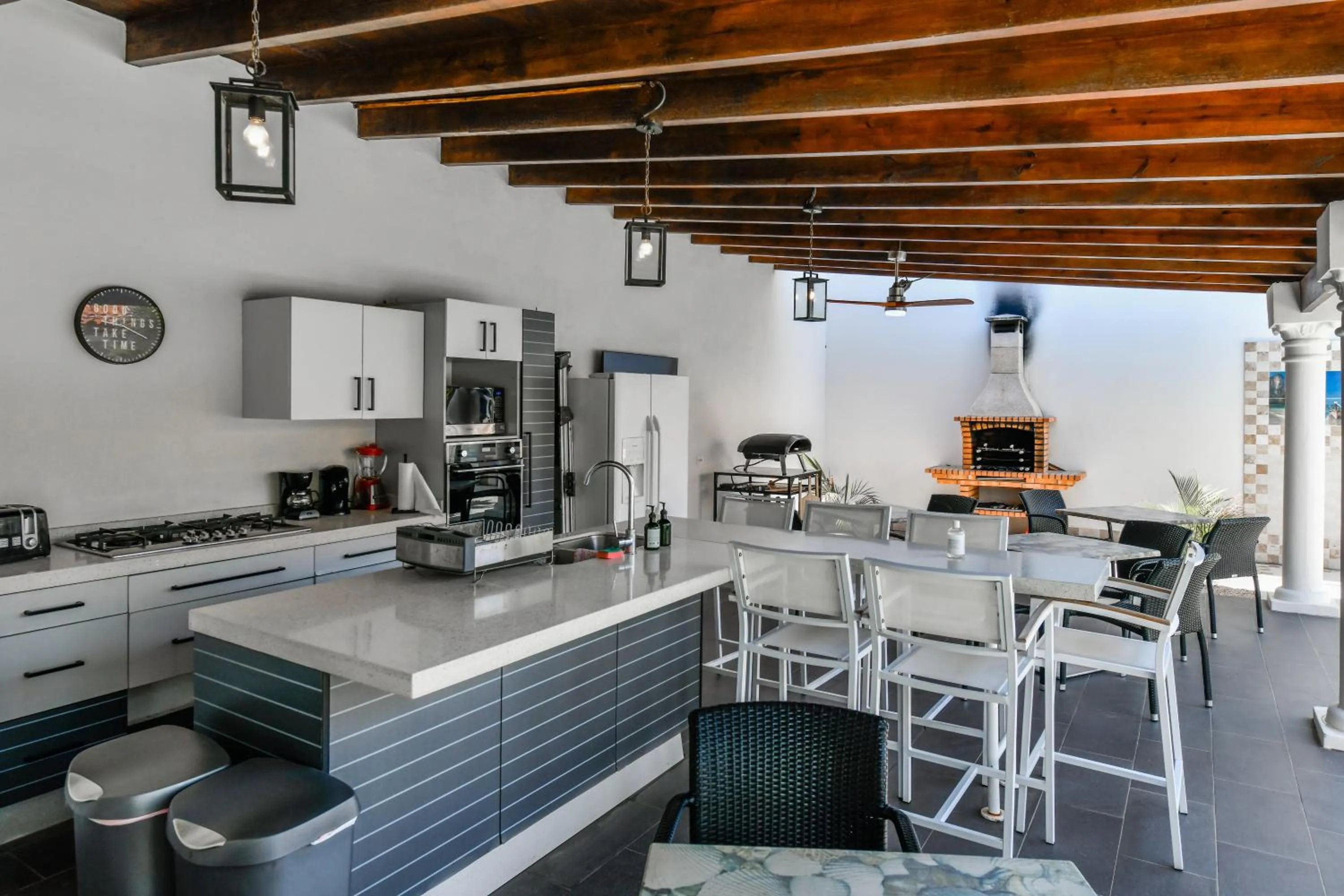 BBQ facilities in Boutique Hotel Swiss Paradise Aruba Villas and Suites