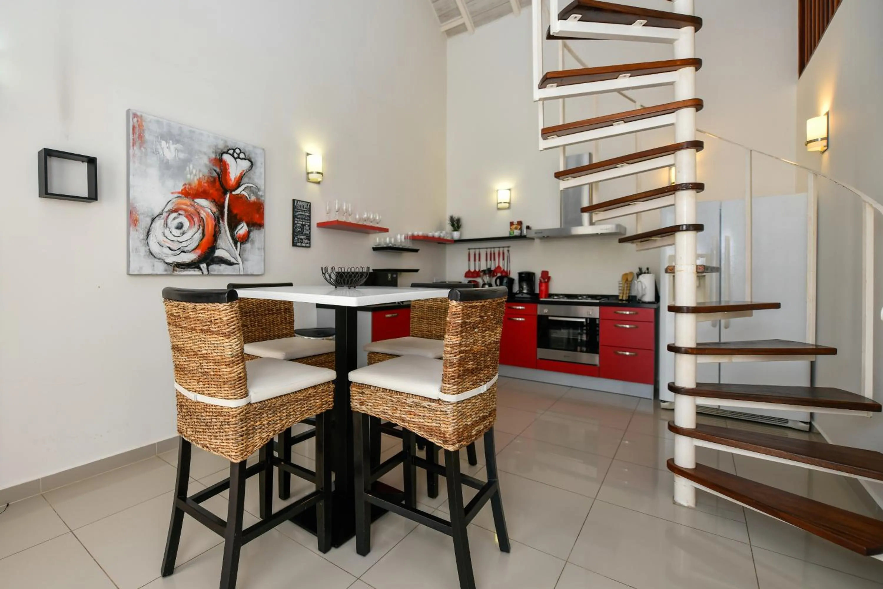 Living room in Boutique Hotel Swiss Paradise Aruba Villas and Suites