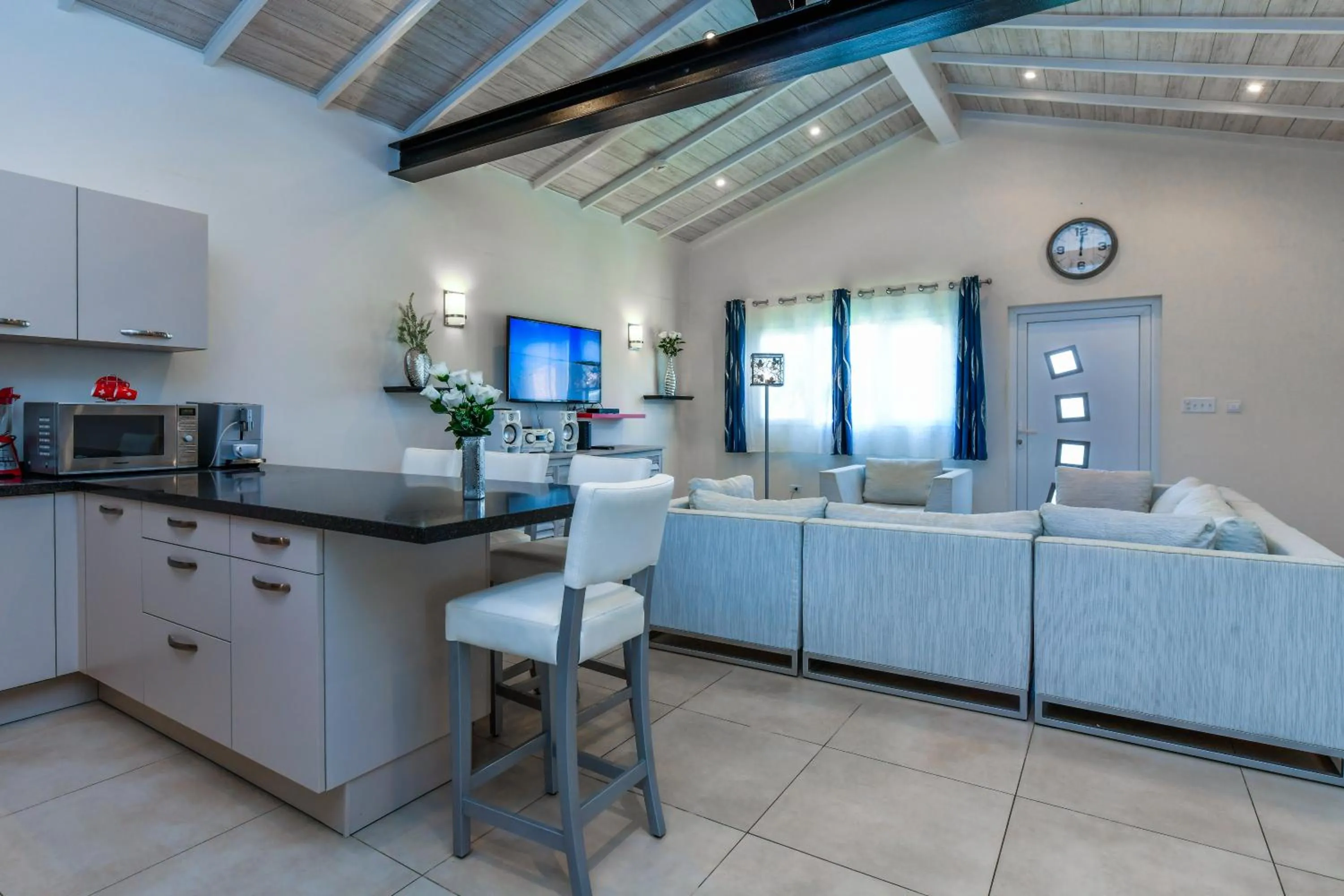 TV and multimedia in Boutique Hotel Swiss Paradise Aruba Villas and Suites