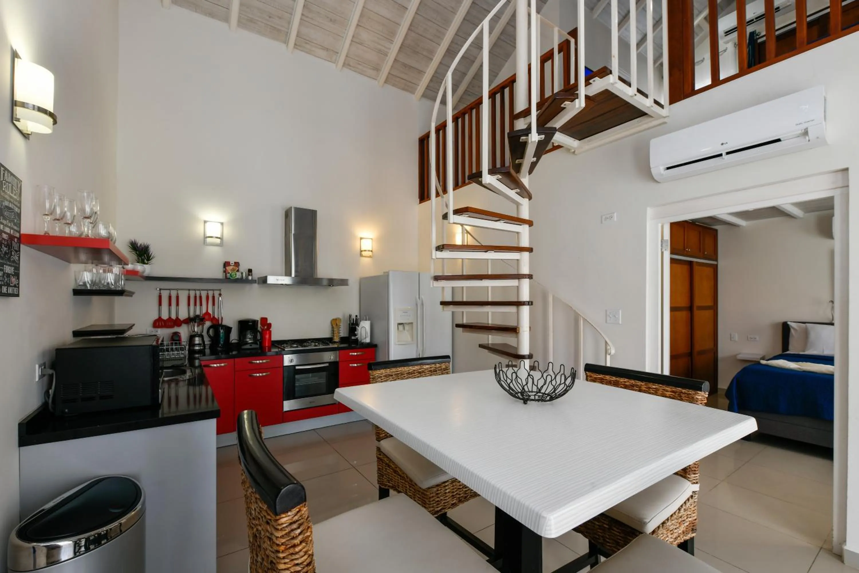 Living room in Boutique Hotel Swiss Paradise Aruba Villas and Suites