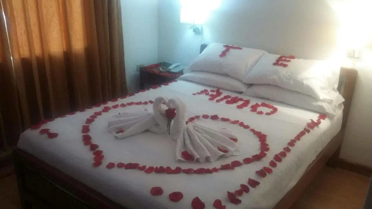 Bed in Hotel Tuvalu