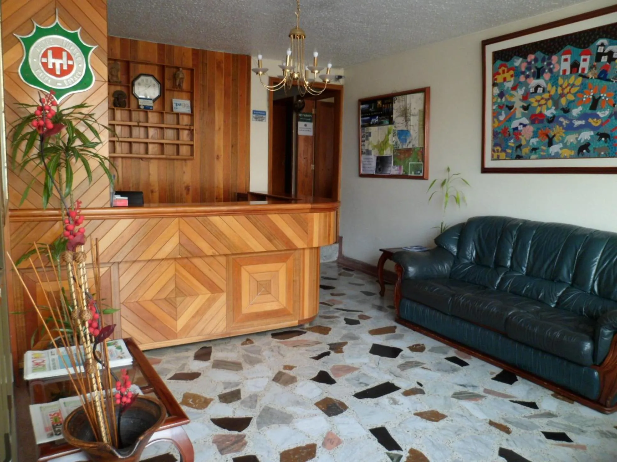 Lobby or reception in Hotel Tuvalu