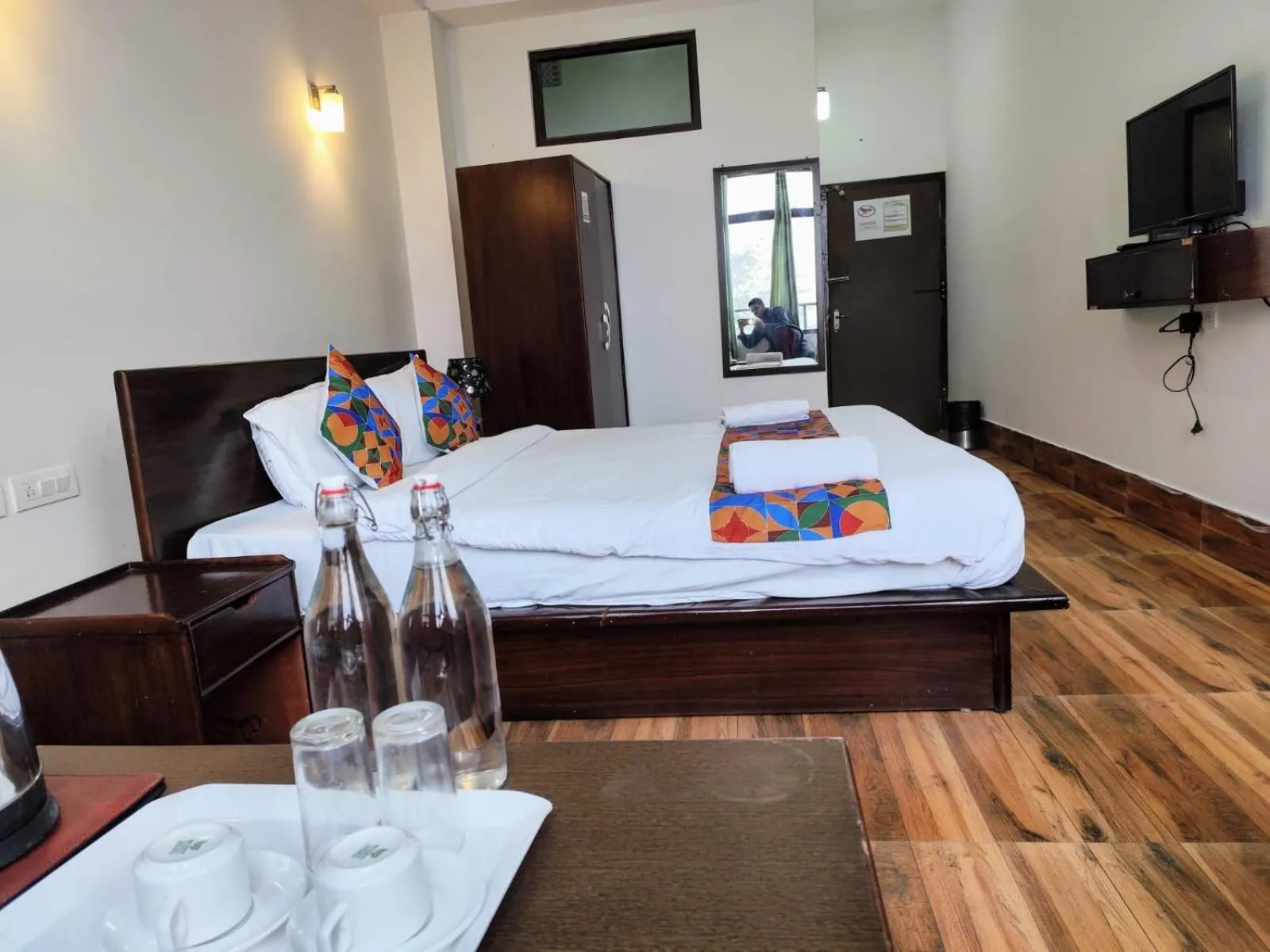 Bed in HOTEL GREENERY VIEW