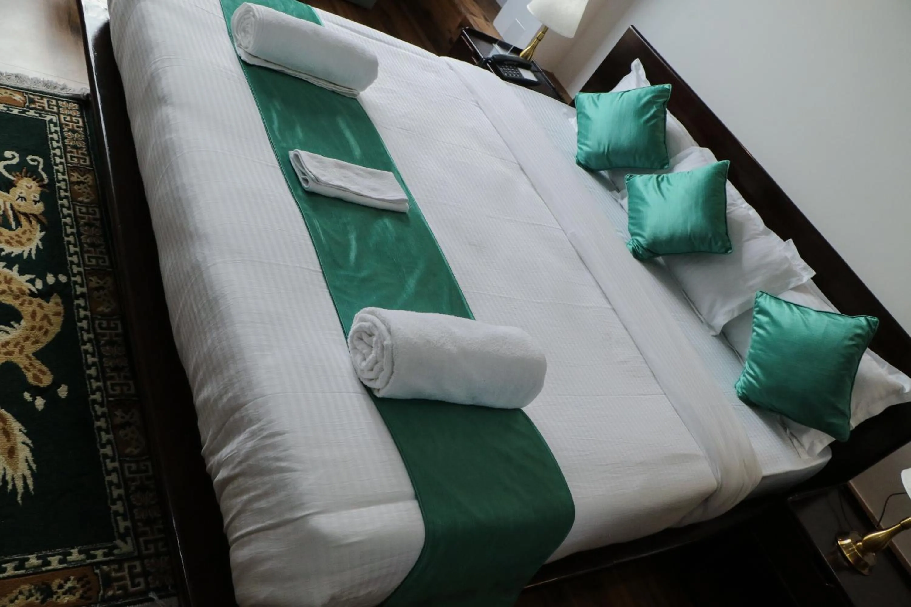 Bed in HOTEL GREENERY VIEW