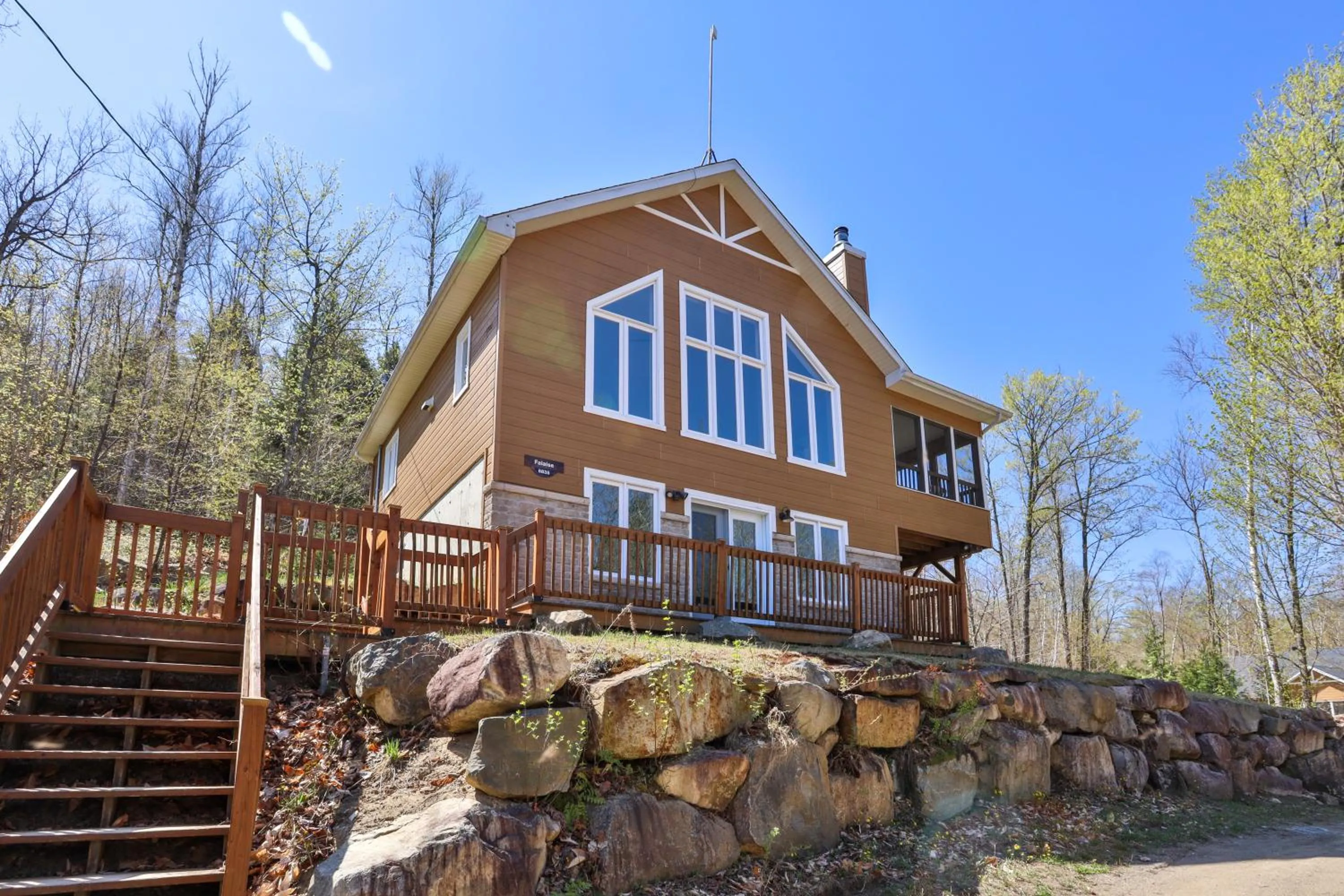 Facade/entrance in Chalets Lanaudière