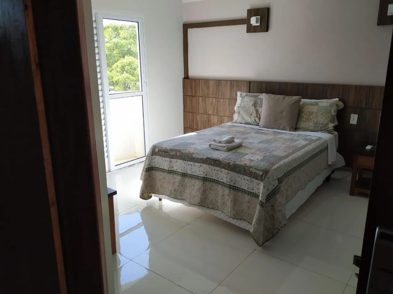 Bed in Piloes Palace Hotel