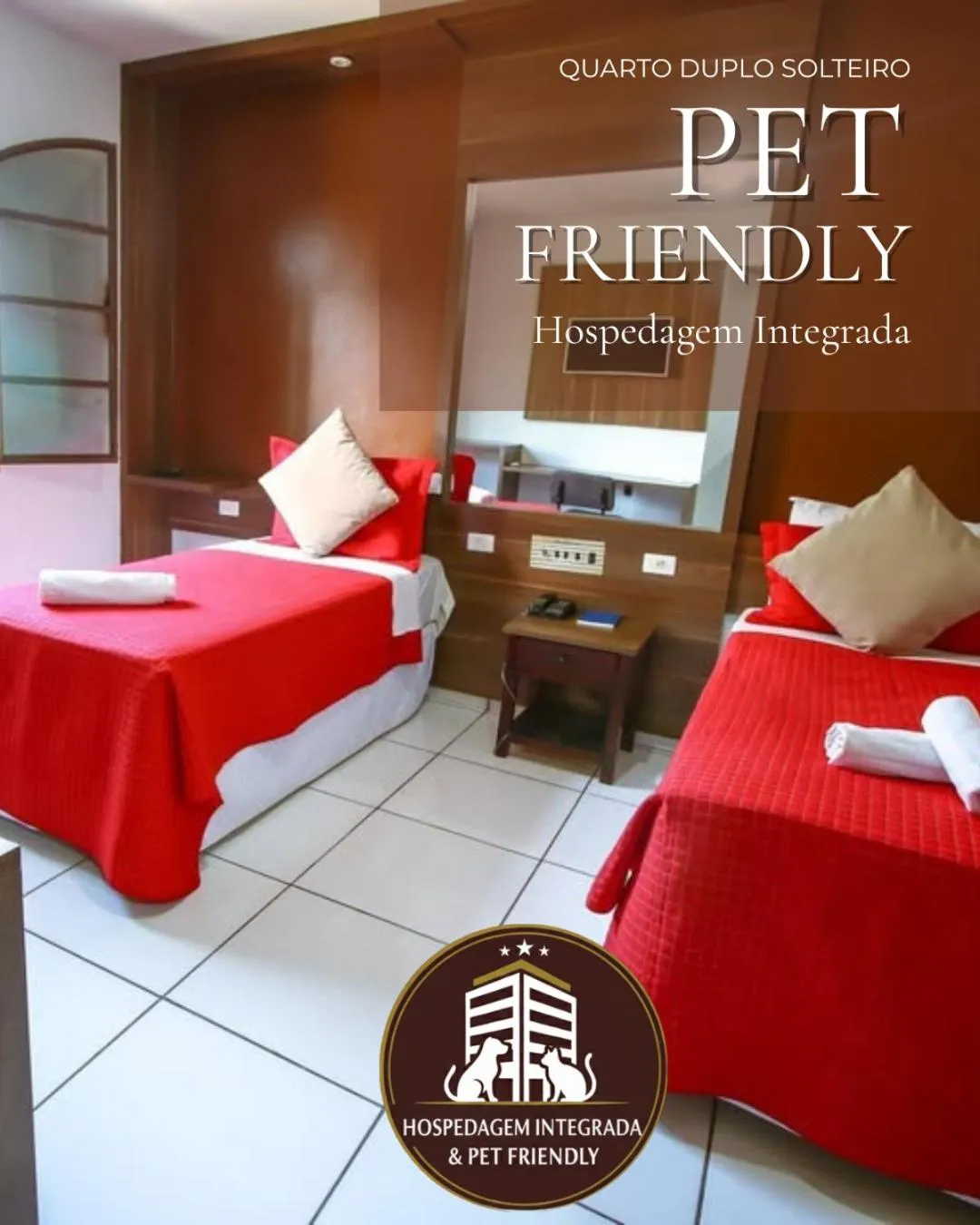 Bed in Piloes Palace Hotel