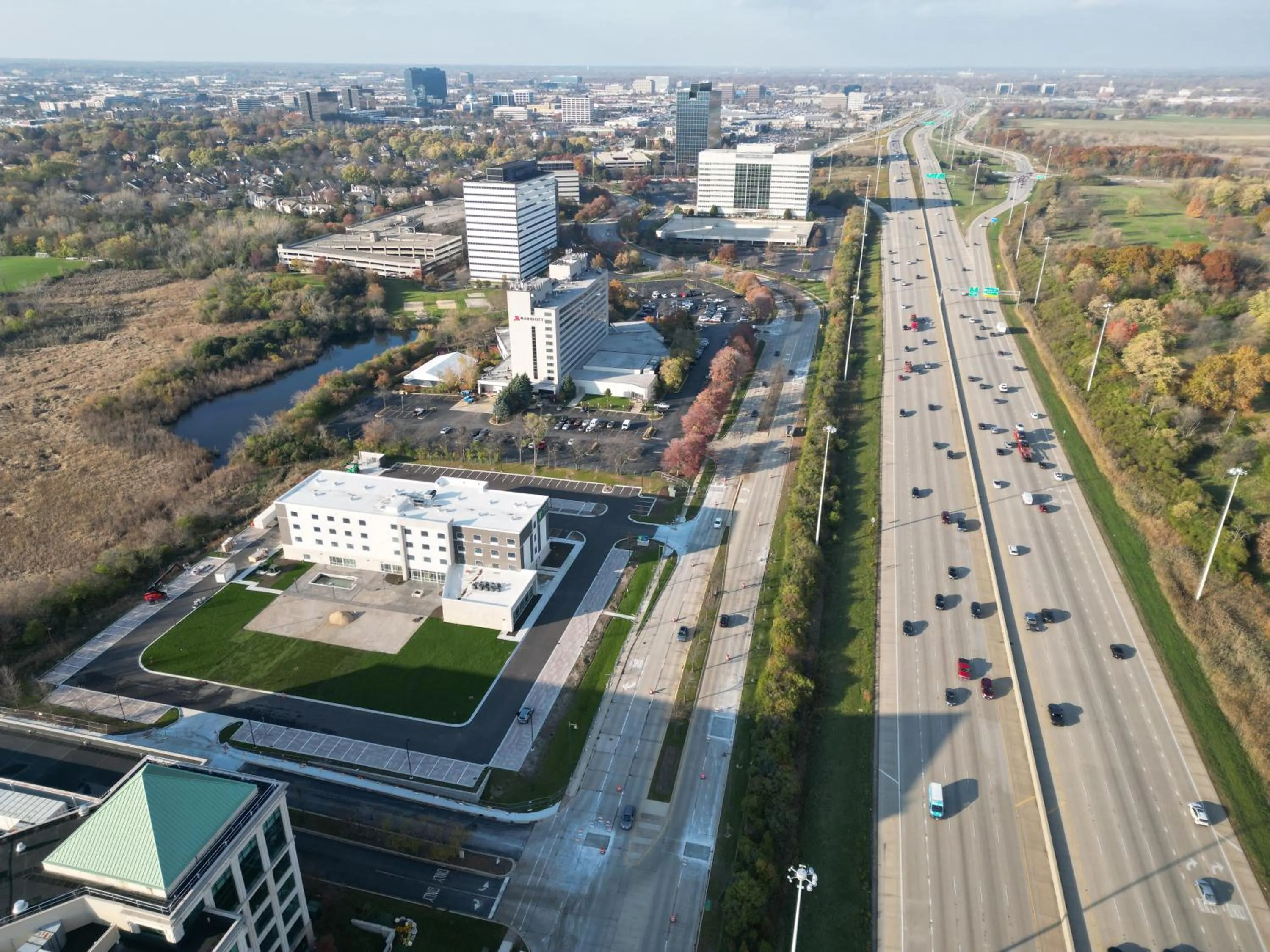 Bird's eye view in Holiday Inn Express & Suites Chicago Schaumburg by IHG
