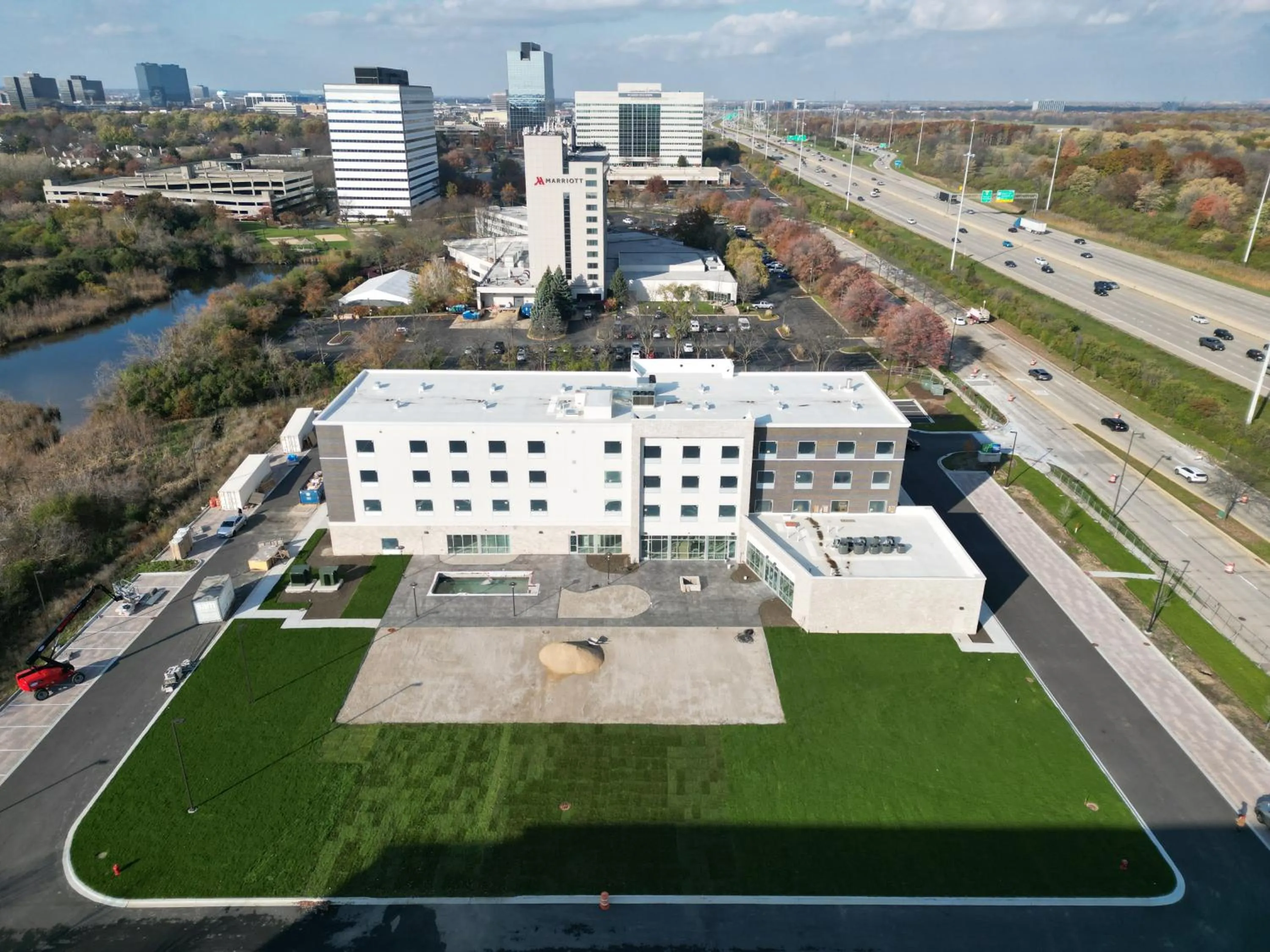 View (from property/room) in Holiday Inn Express & Suites Chicago Schaumburg by IHG