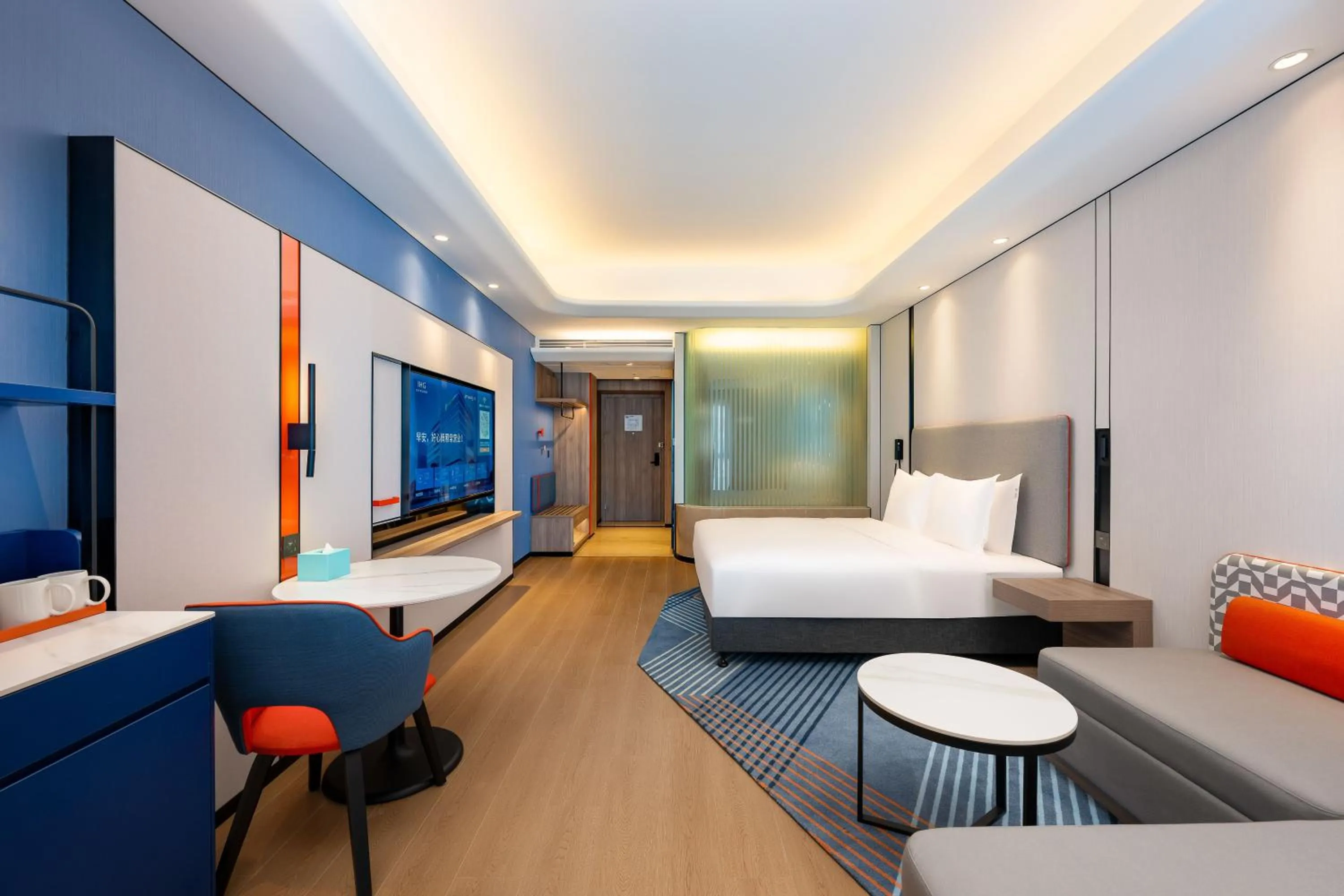 Photo of the whole room, Bed in Holiday Inn Express Beijing Conference Center by IHG