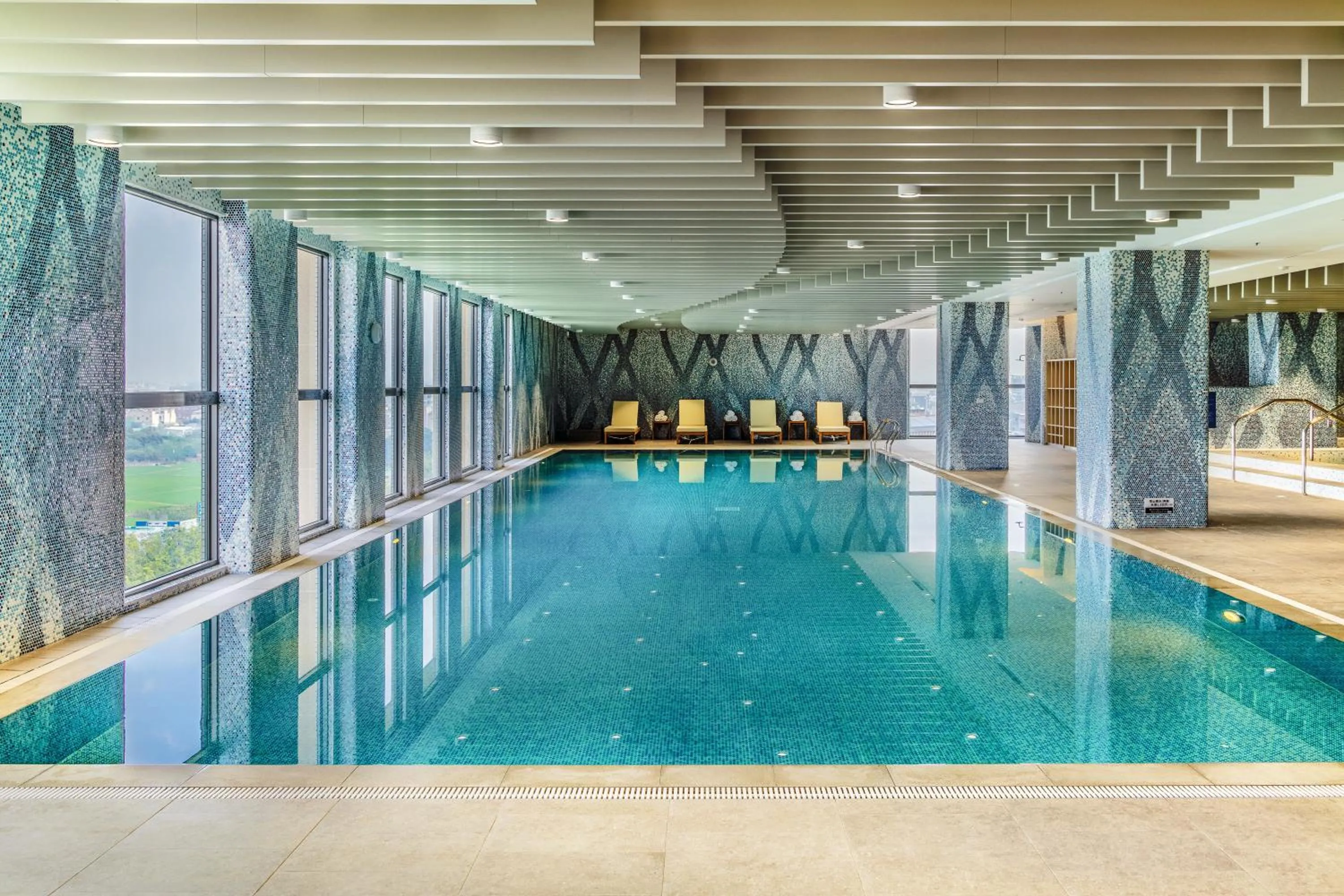 Swimming pool in voco Chiayi by IHG
