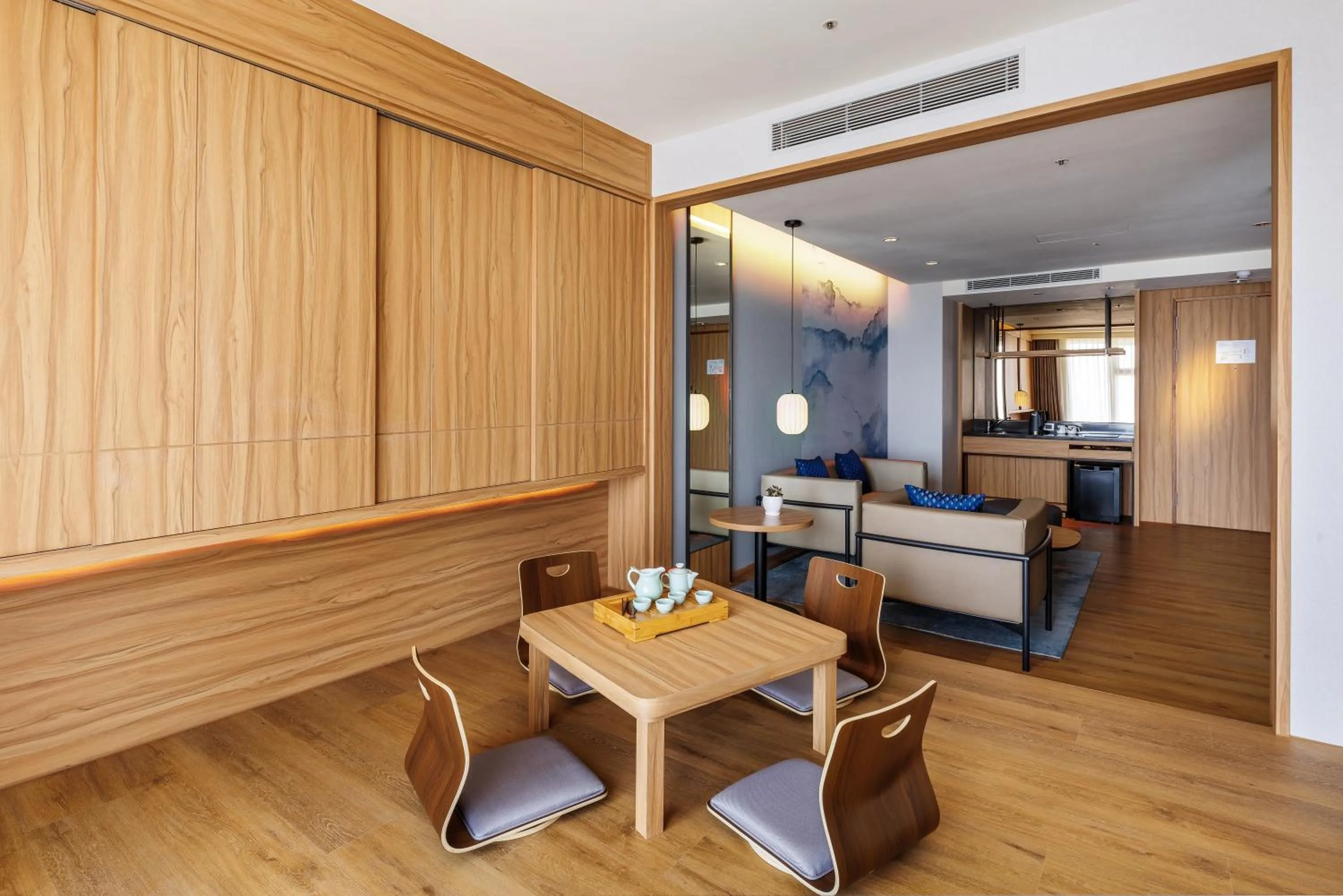 Living room in voco Chiayi by IHG