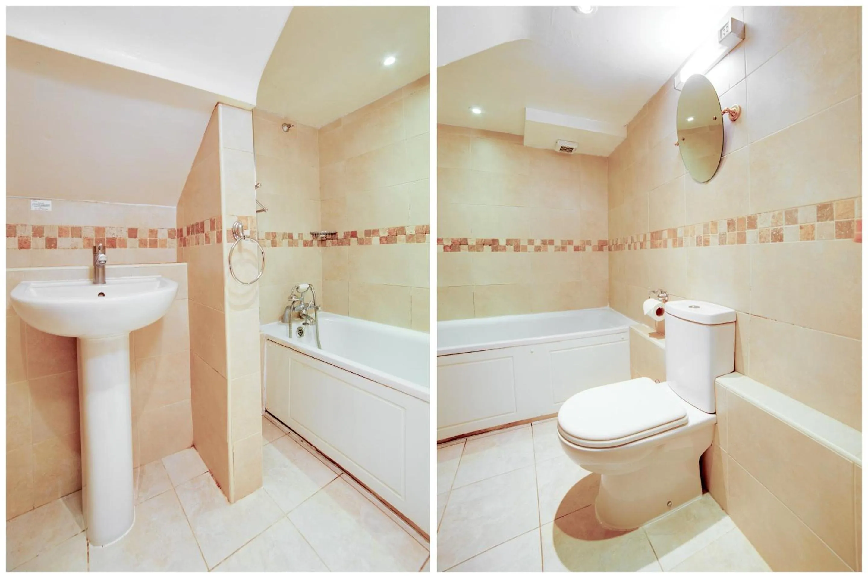 Bathroom in OYO Bailbrook Lodge, Bath