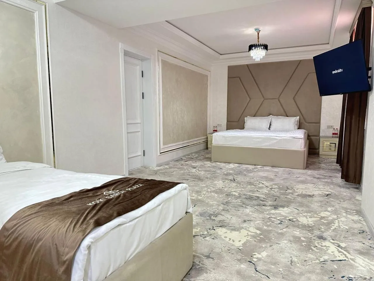 Bed in Ko'k Saroy Plaza Hotel