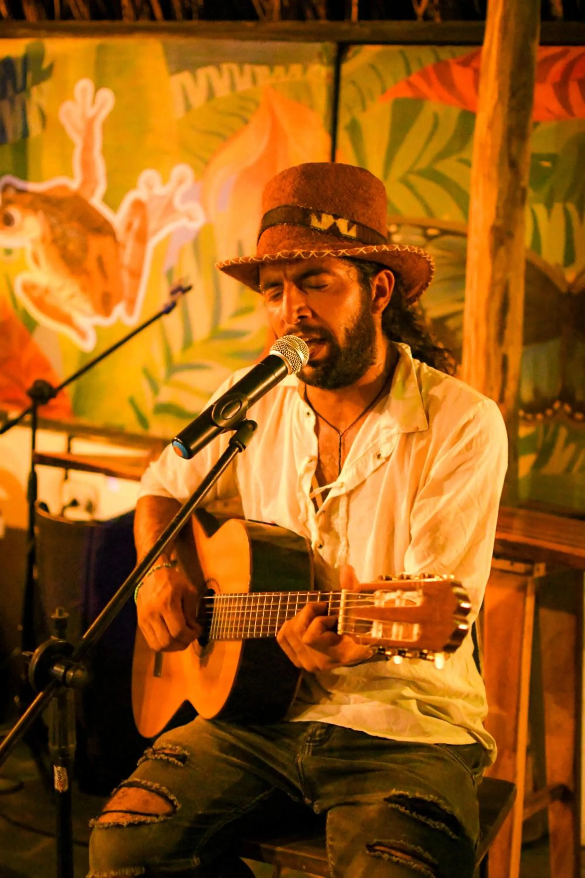 group of guests in Finca Escondida