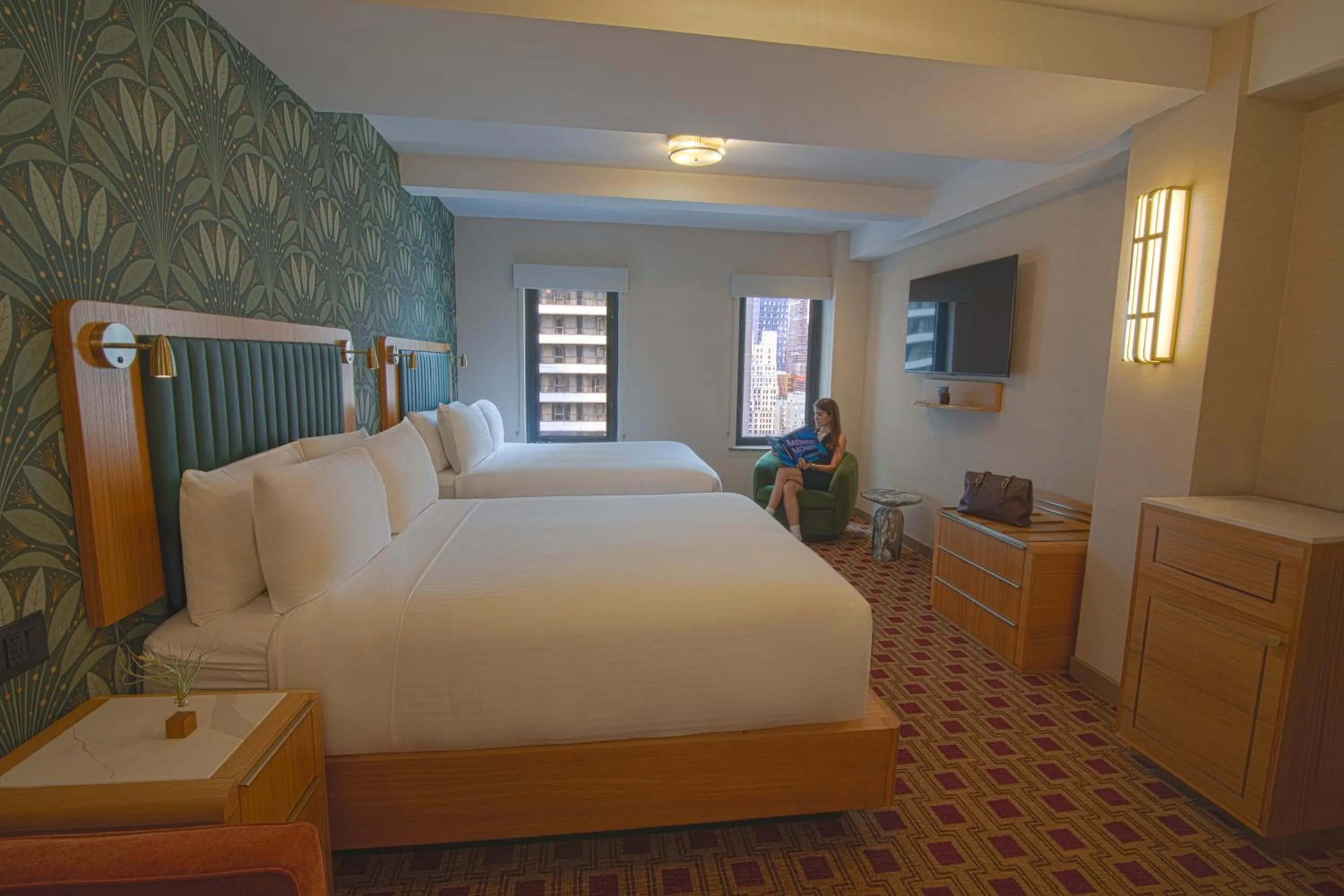 Bedroom, Bed in Hotel Edison Times Square