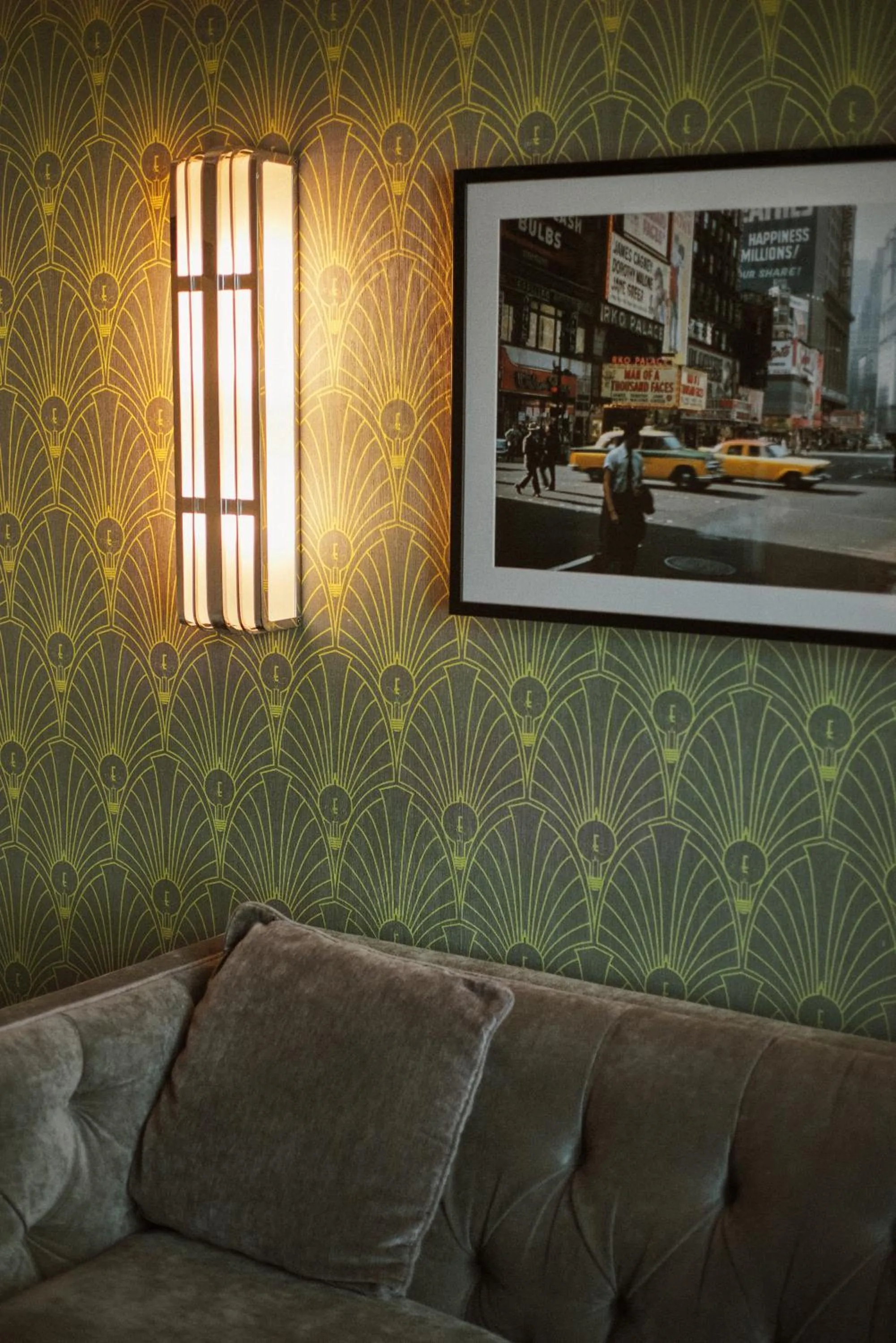 Decorative detail in Hotel Edison Times Square