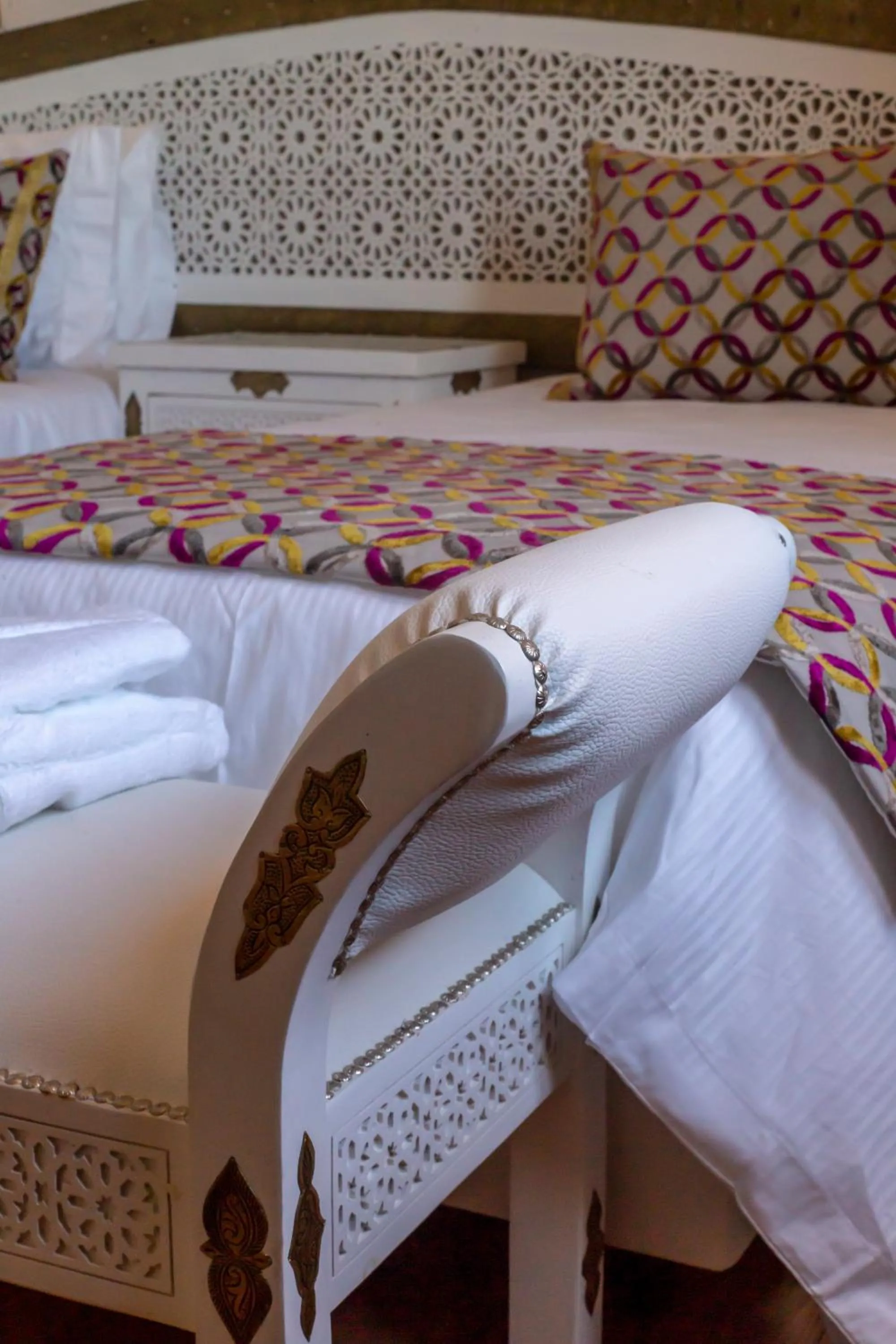Bed in Al Karob Yoga Boutique Villa