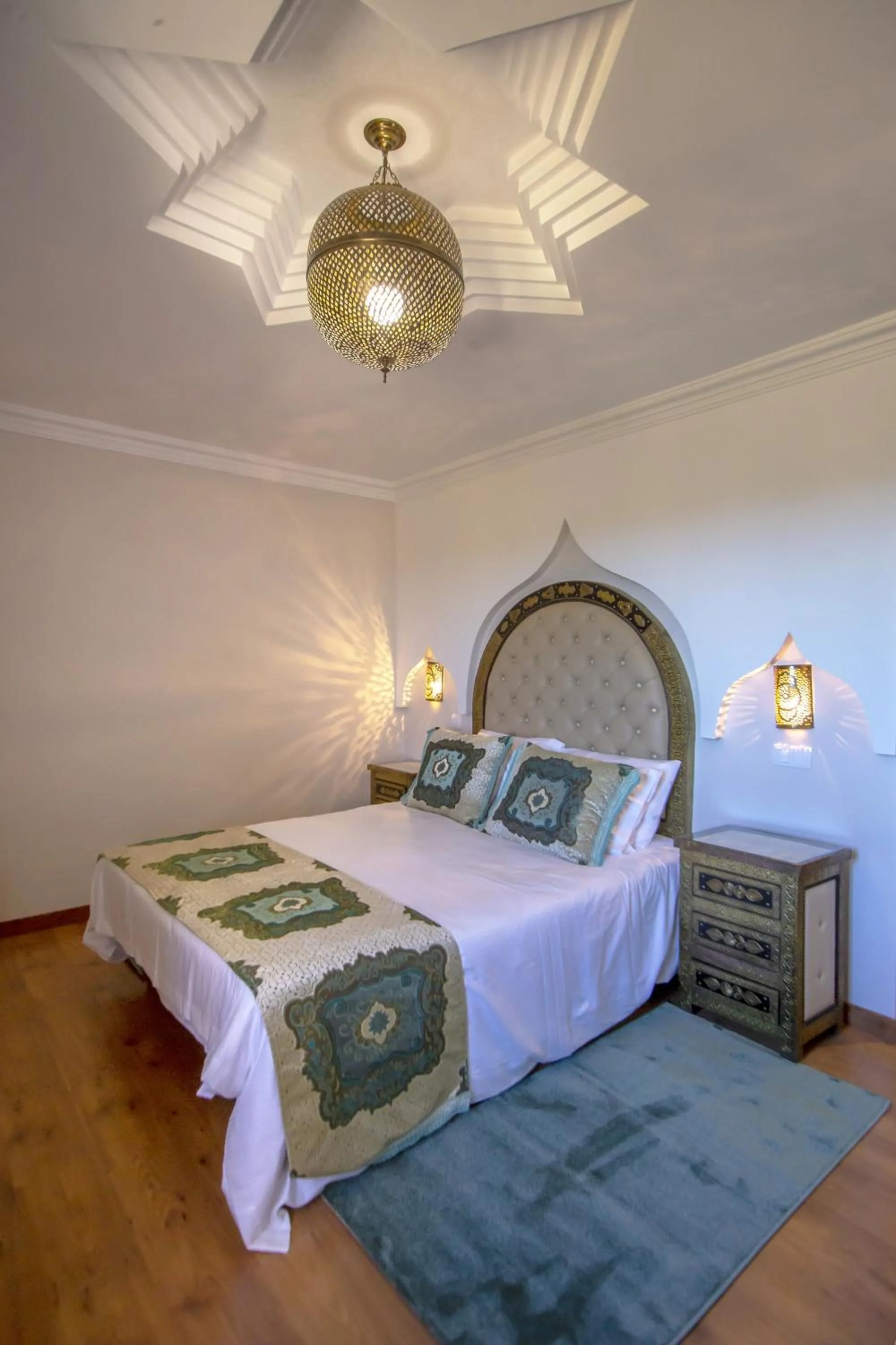 Bed in Al Karob Yoga Boutique Villa