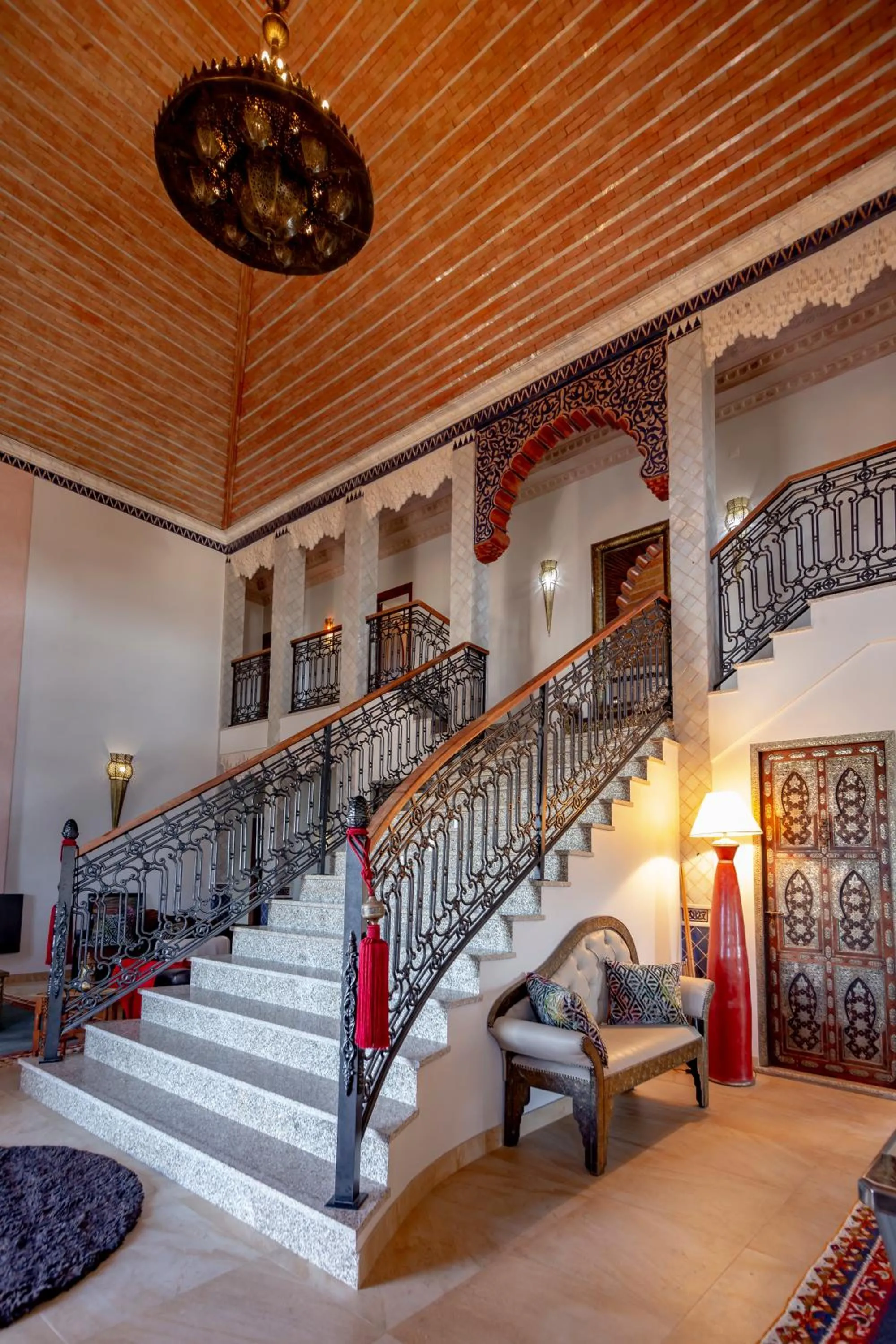 Lobby or reception in Al Karob Yoga Boutique Villa
