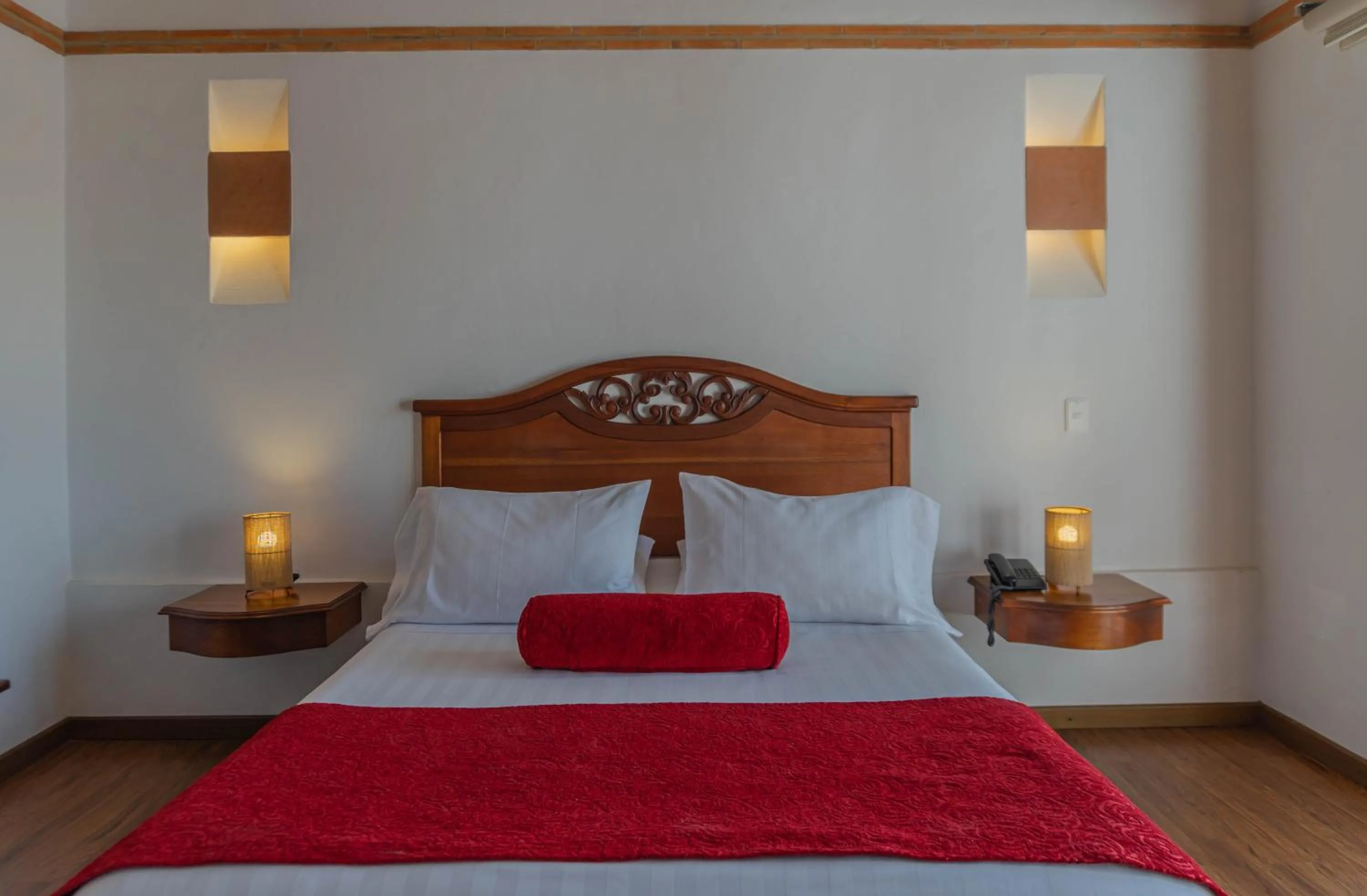 Bed in Maria Bonita Hotel